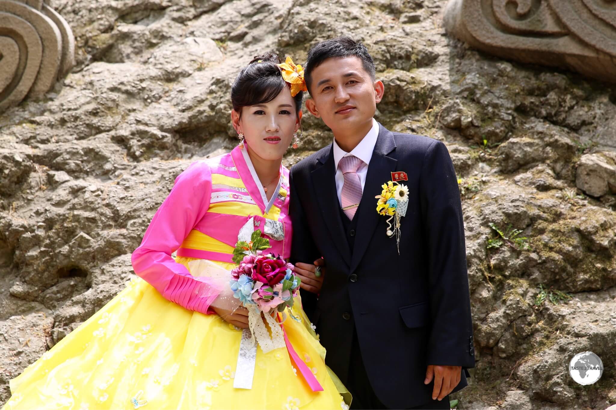 Like everywhere else in the world, Spring is a popular time for North Koreans to wed.