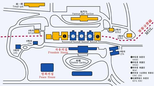 A map of the Joint Security Area (JSA). <br><i>Source: lifeinkorea.com</br></i>