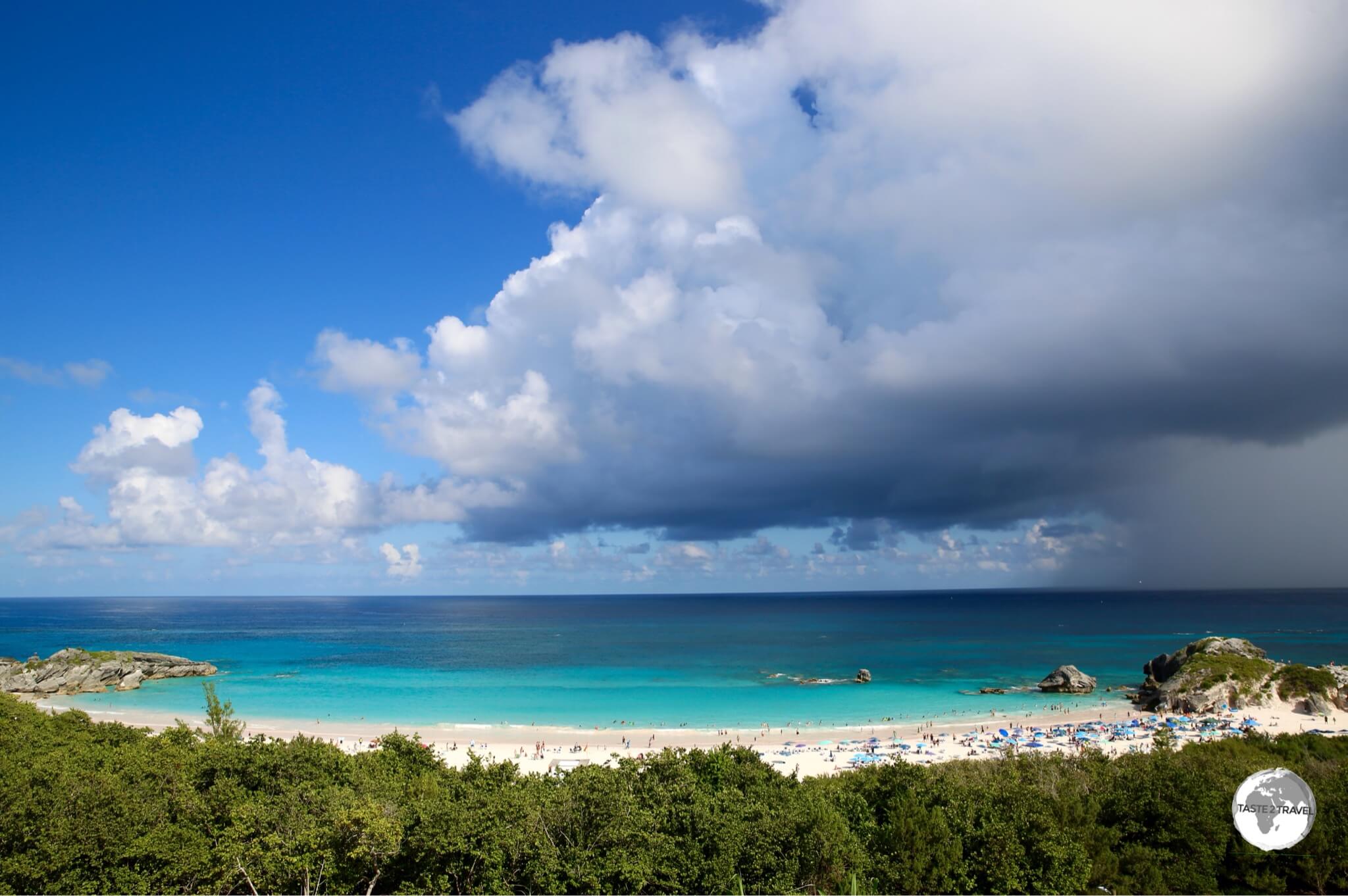 Storm approaching Horseshoe Bay Beach