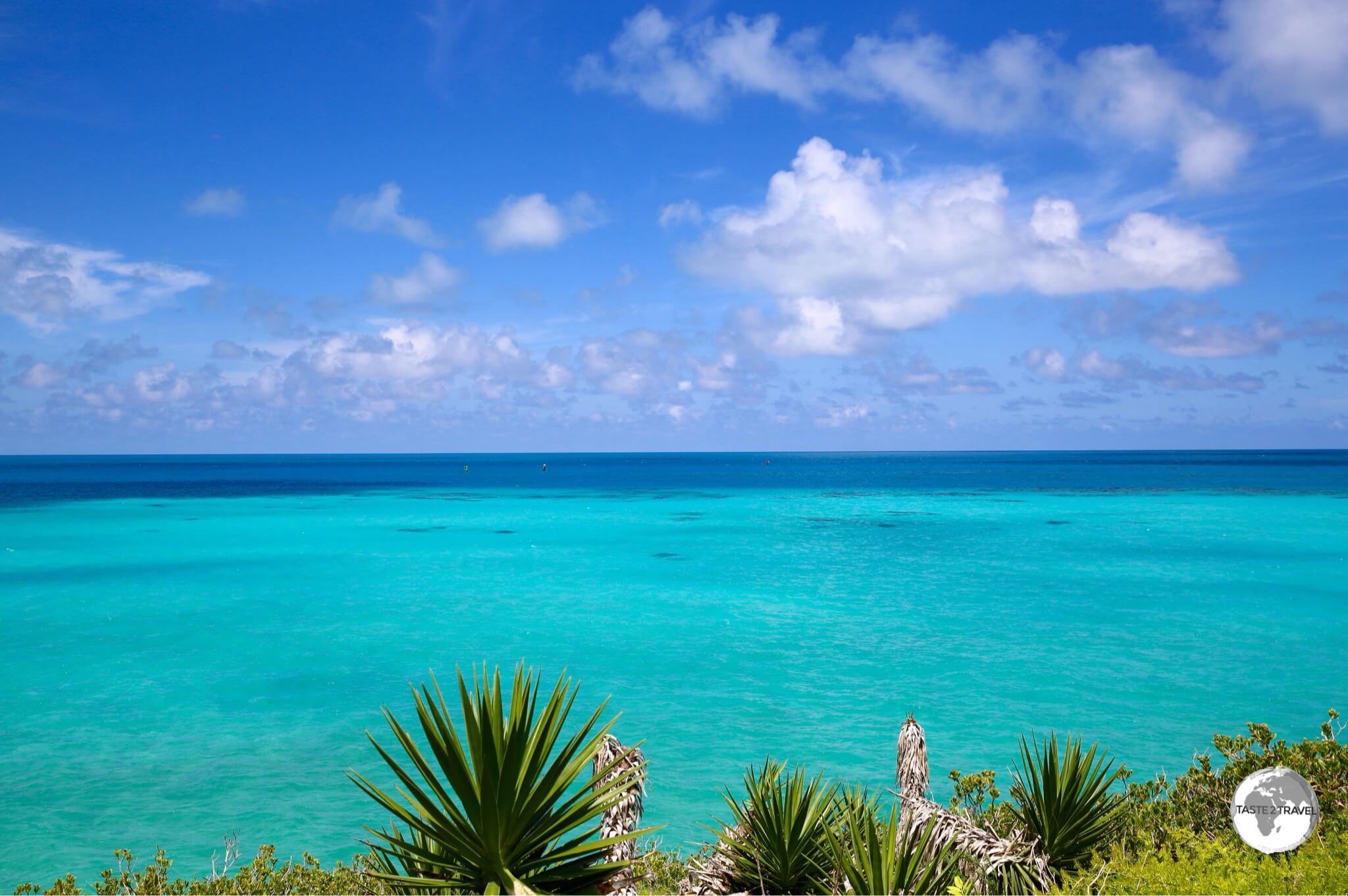 While it looks ideal, Bermuda is surrounded by a treacherous fringing reef which has claimed many ships in the past.