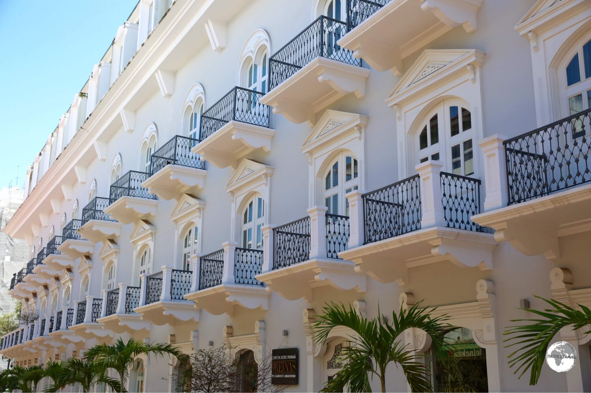 Another renovated Spanish colonial-era gem in the Casco Antiguo, Panama City.