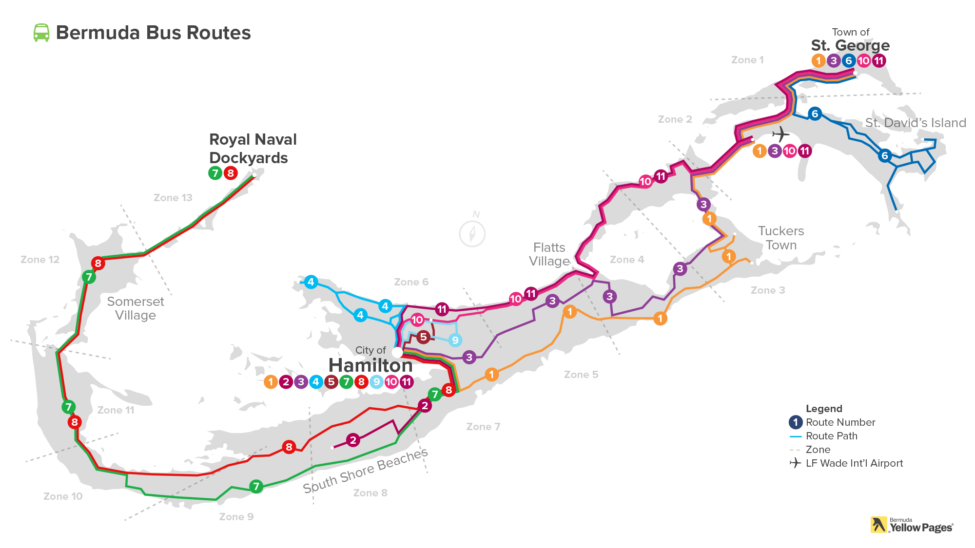 Bermuda bus routes