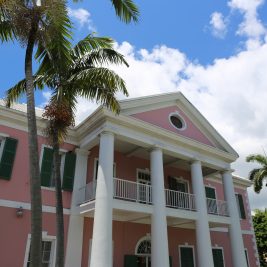 Government building on Parliament square, Nassau.