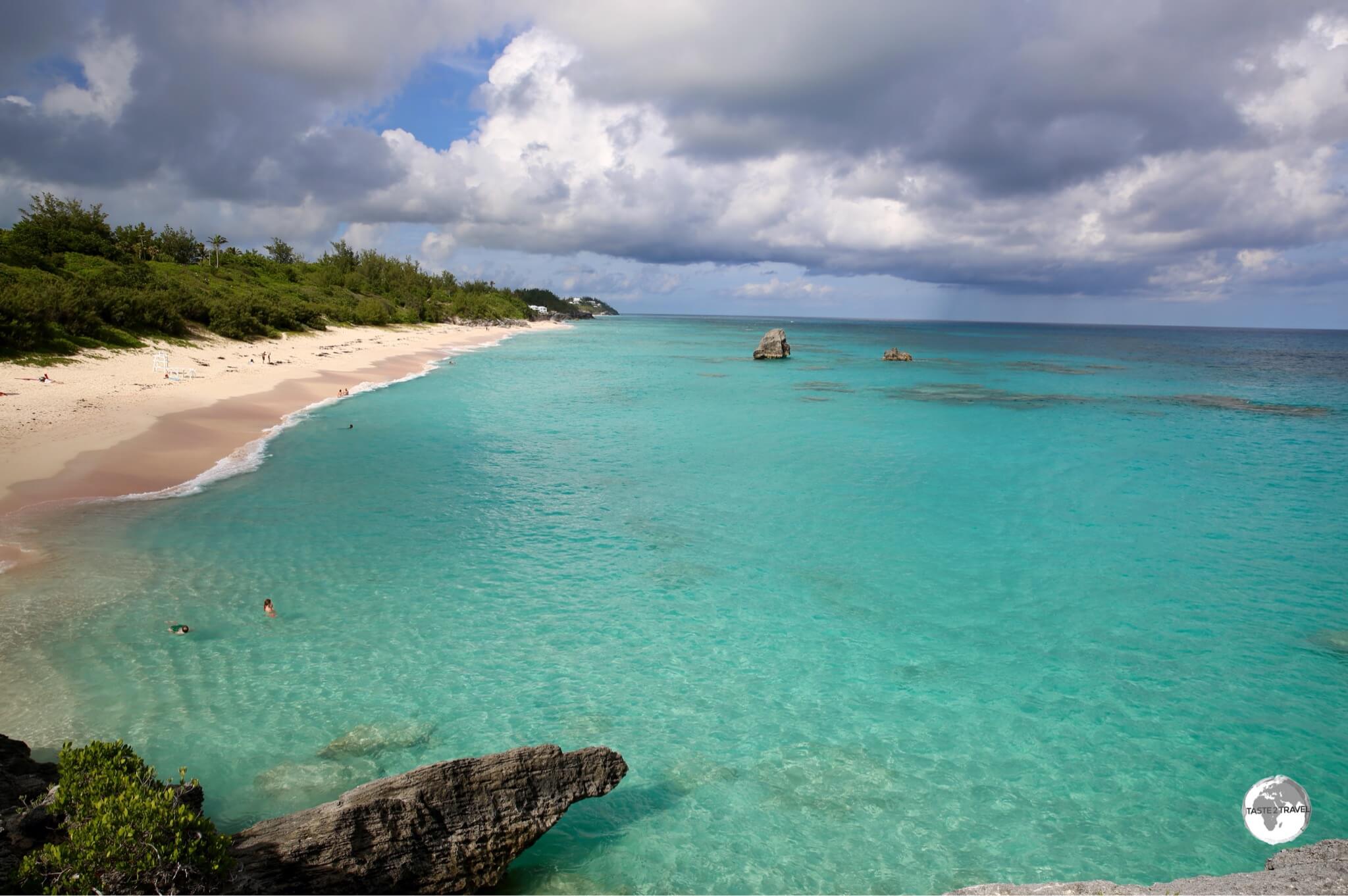 A view of Warwick Long Bay beach on the south coast. 