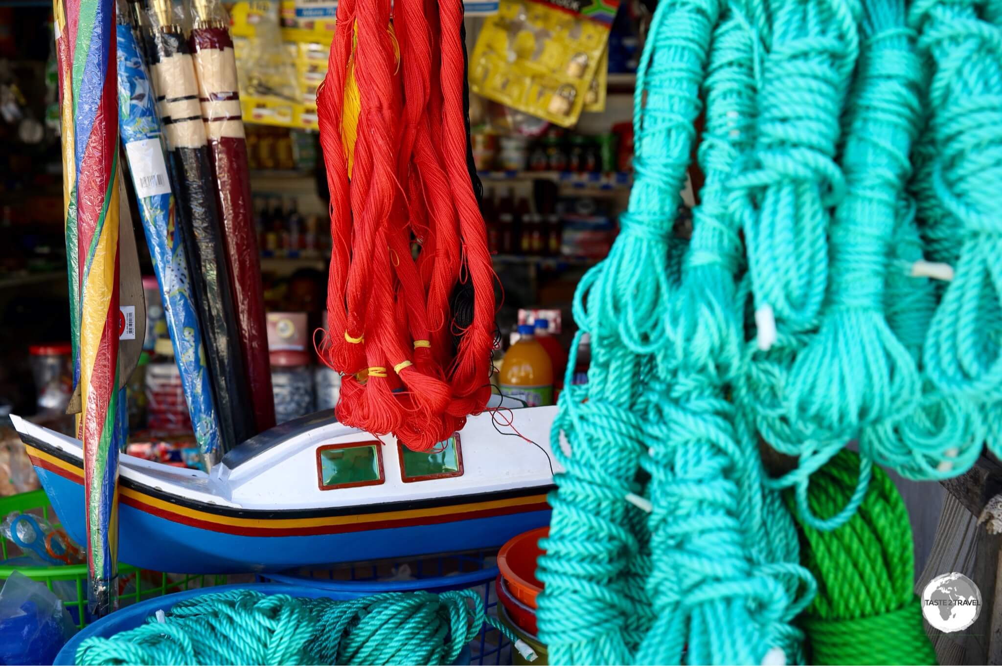 Riverside shop in Charity.