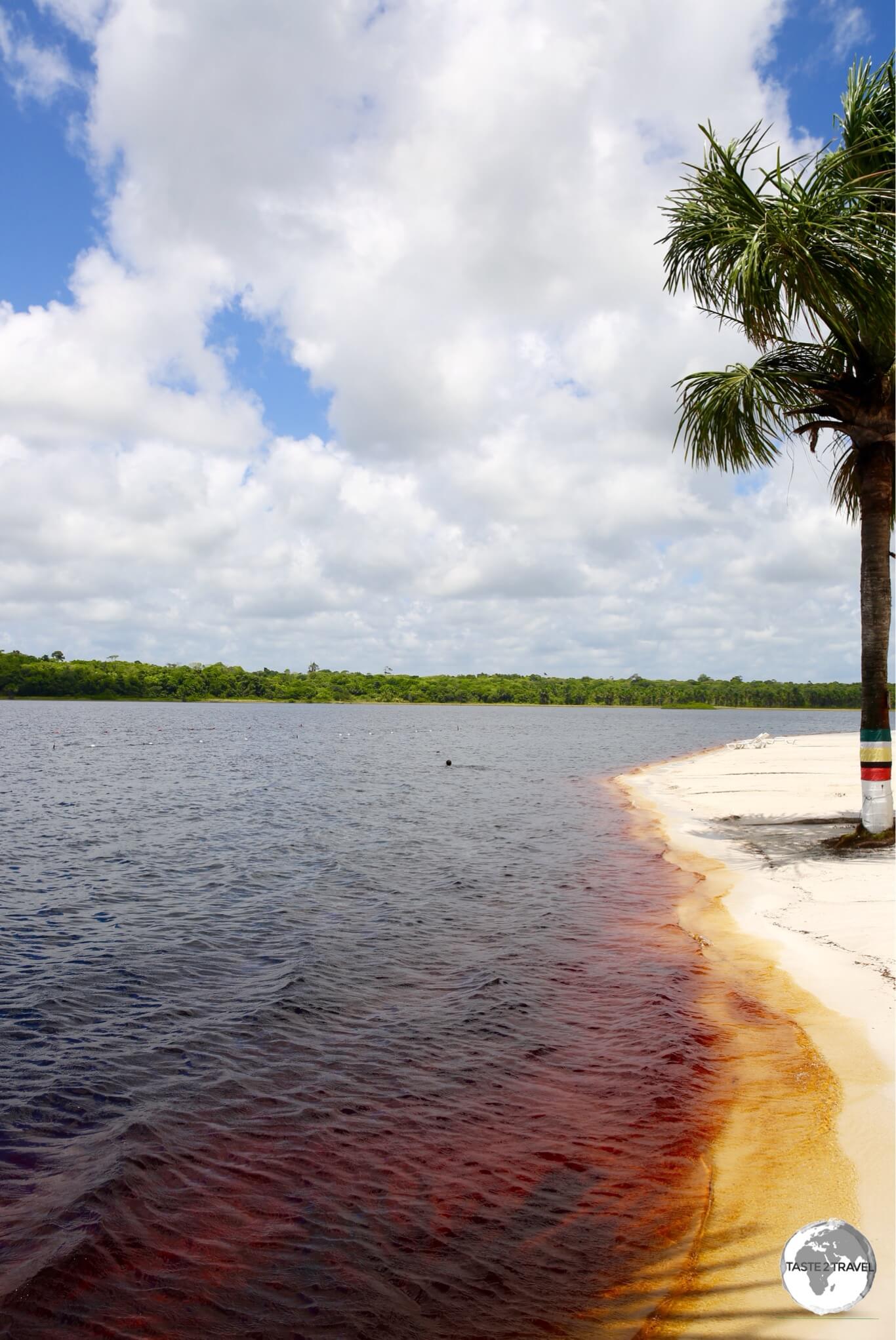 The beach at Lake Mainstay.