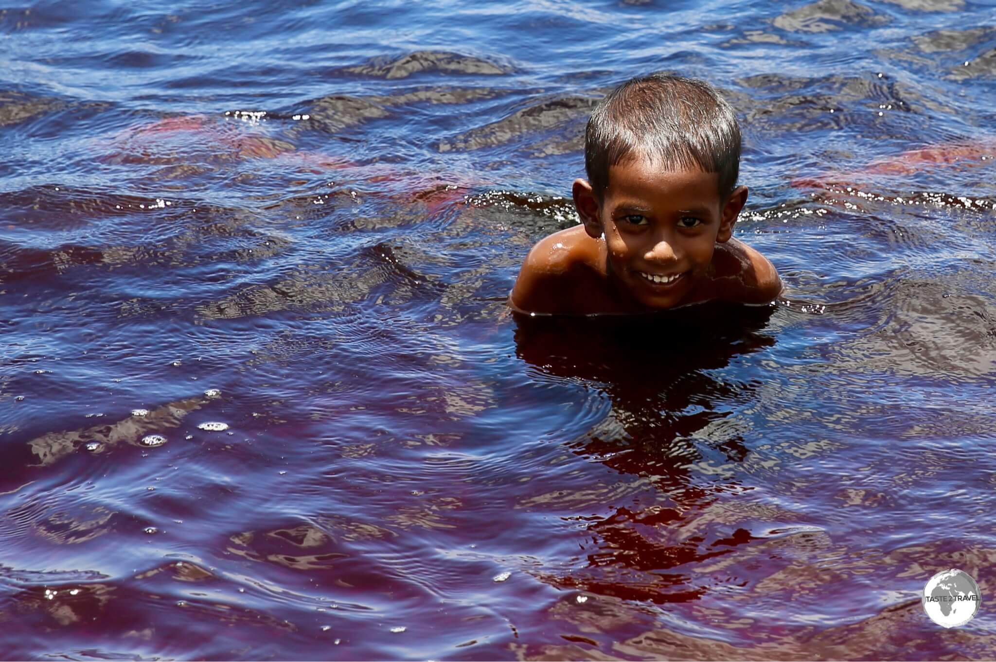 Swimming in Lake Mainstay.