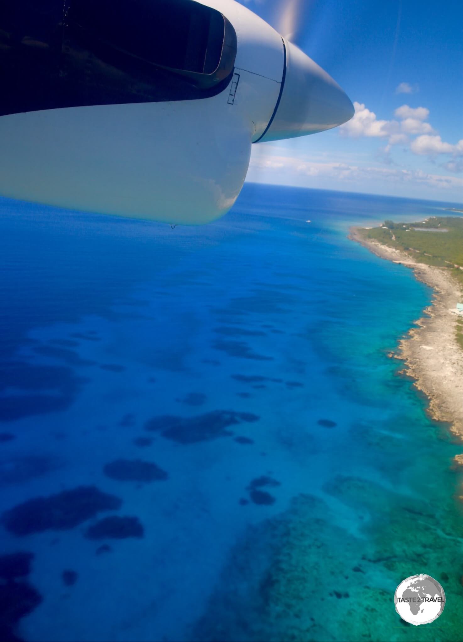 On approach to Cayman Brac.