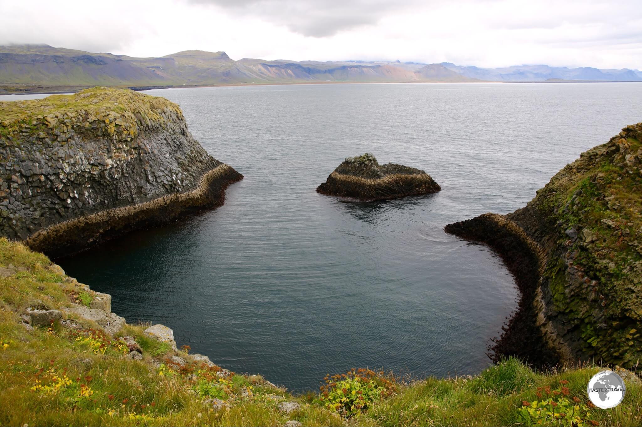 View of the coast at Arnarstapi.