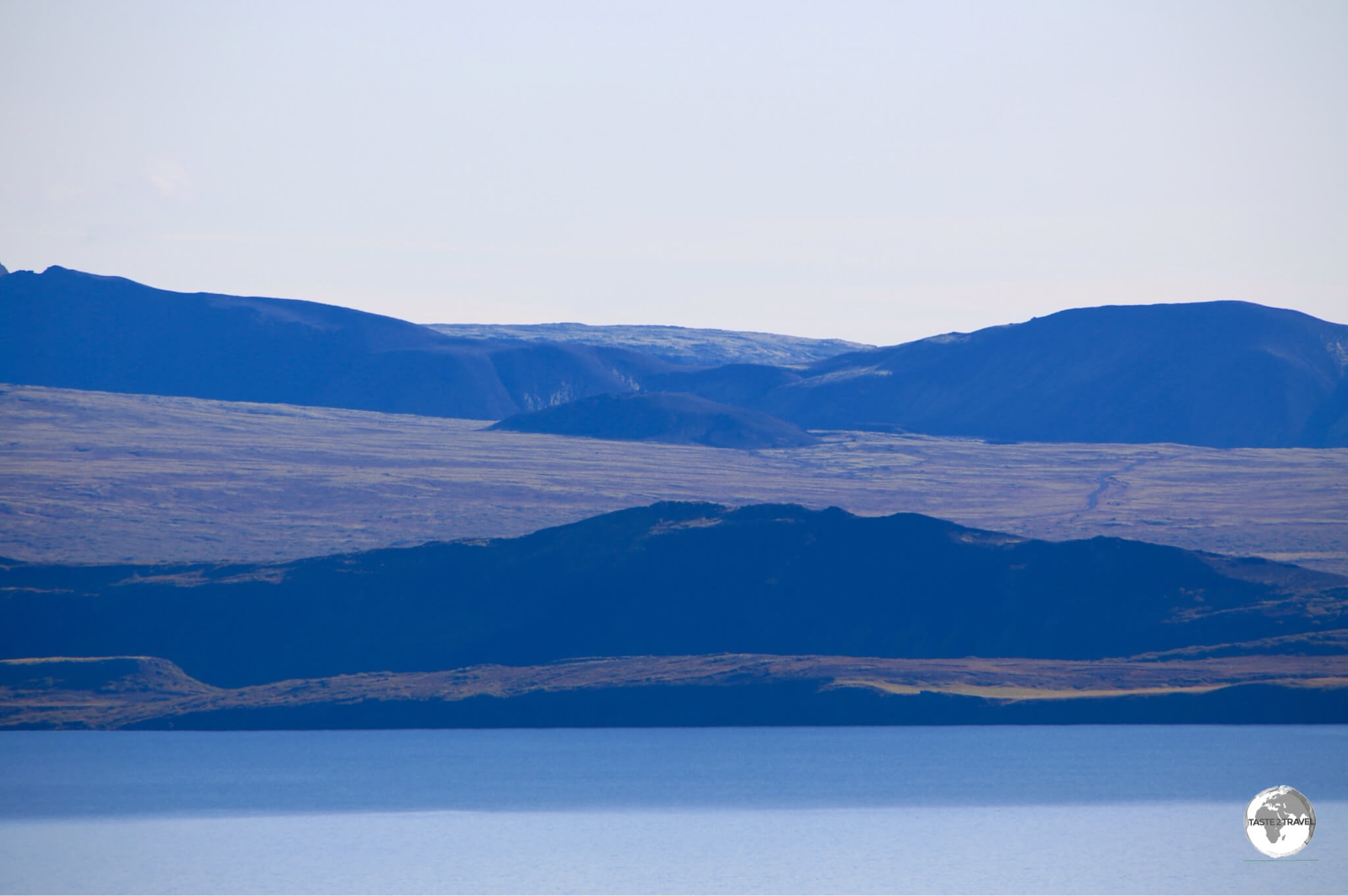 Thingvallavatn Lake, the largest lake in Iceland is part of Thingvellir National Park.