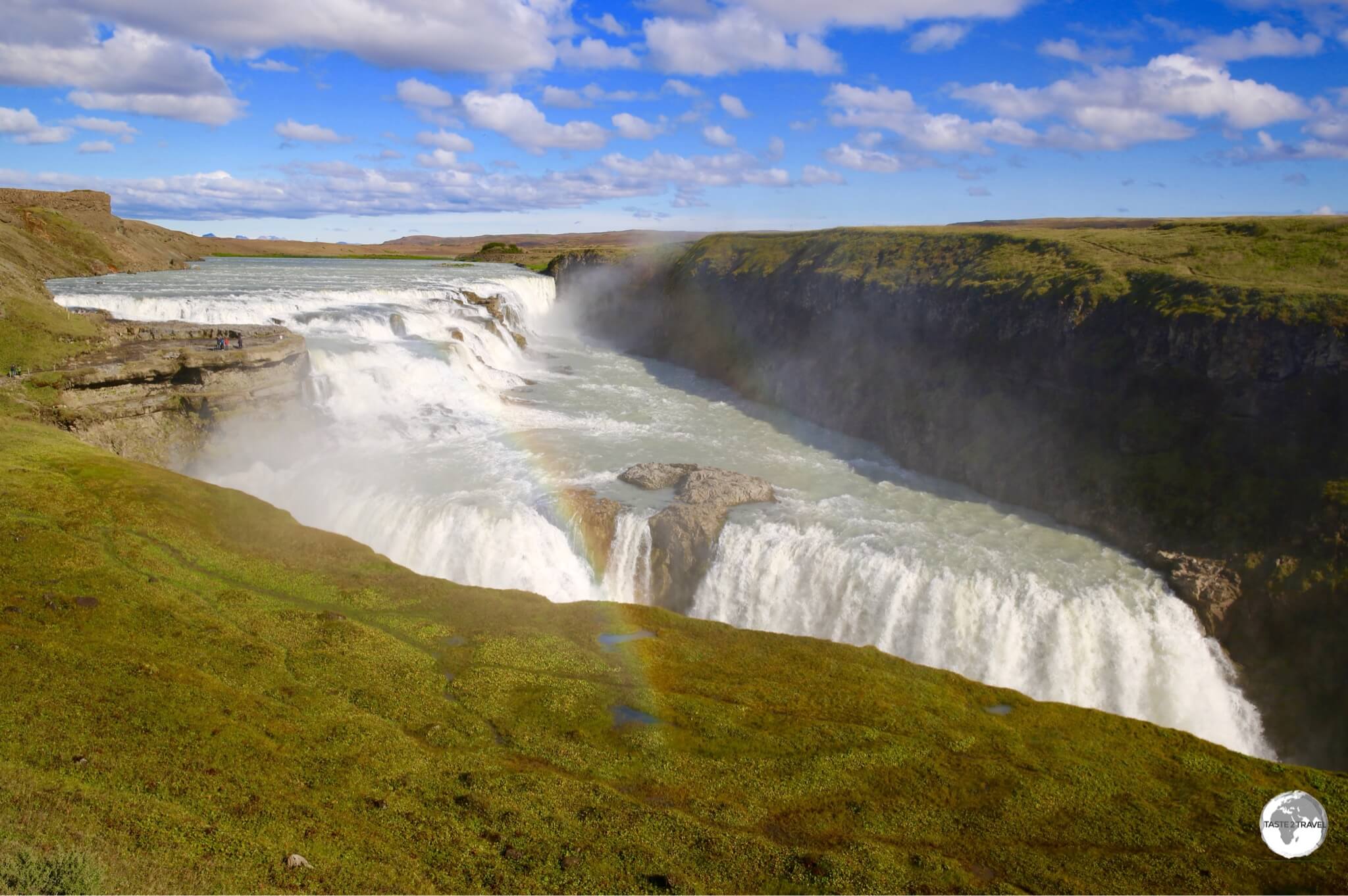 The incredible Gullfoss waterfall is a highlight in a country full of highlights.