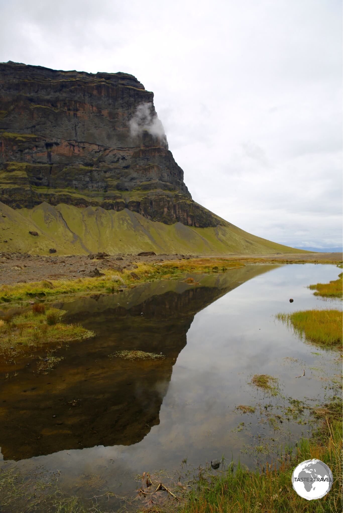 Typical south coast scenery in Iceland. 