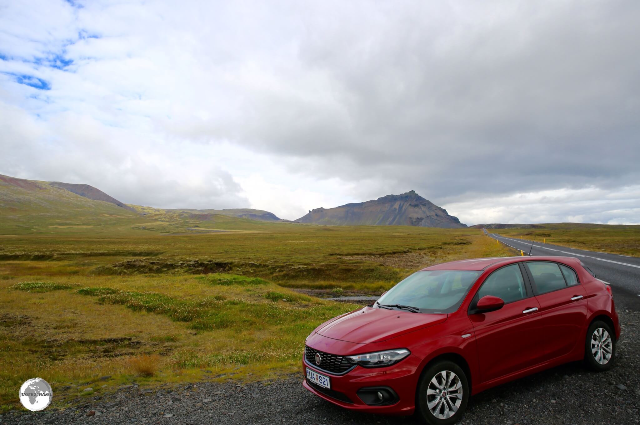 Iceland Travel Guide: My rental car on the Ring road.