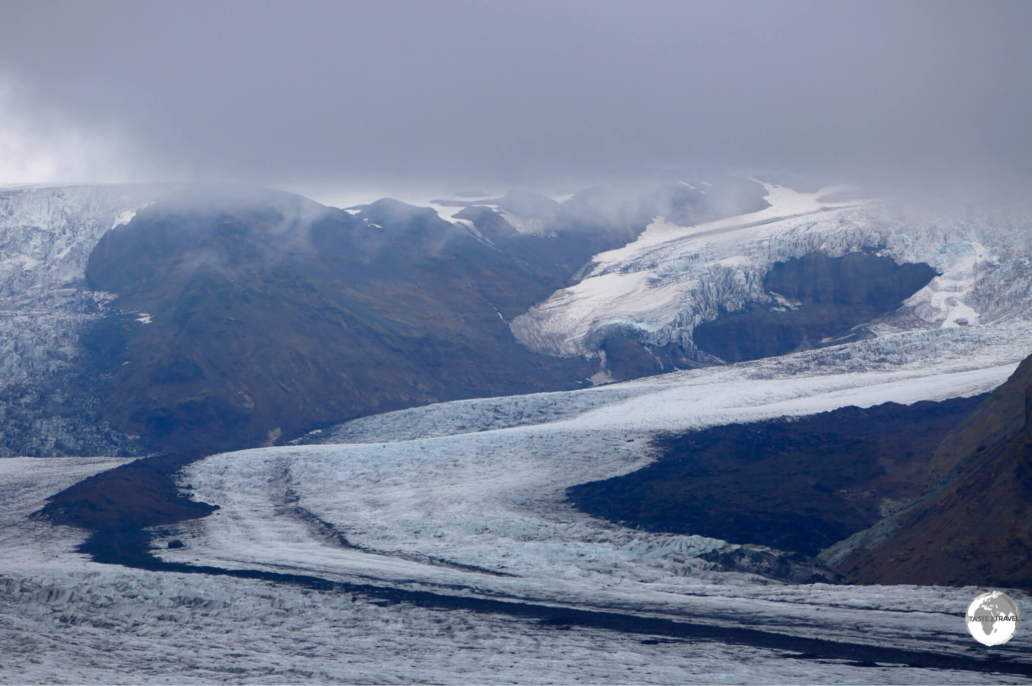 Skaftafellsjökull, a small spur of the much larger Vatnajökull.