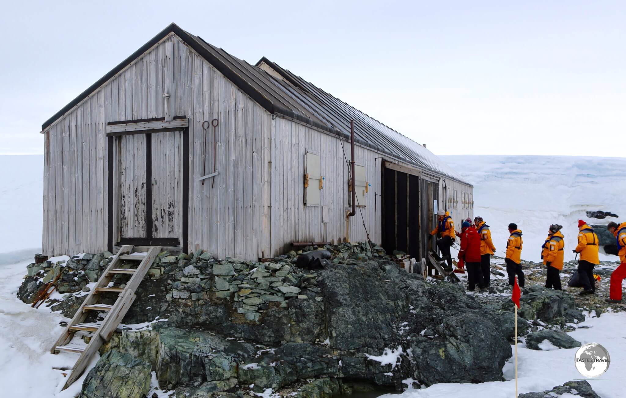 Located on Detaille Island - <i>Base W</i> is a former British research station which is now a museum.