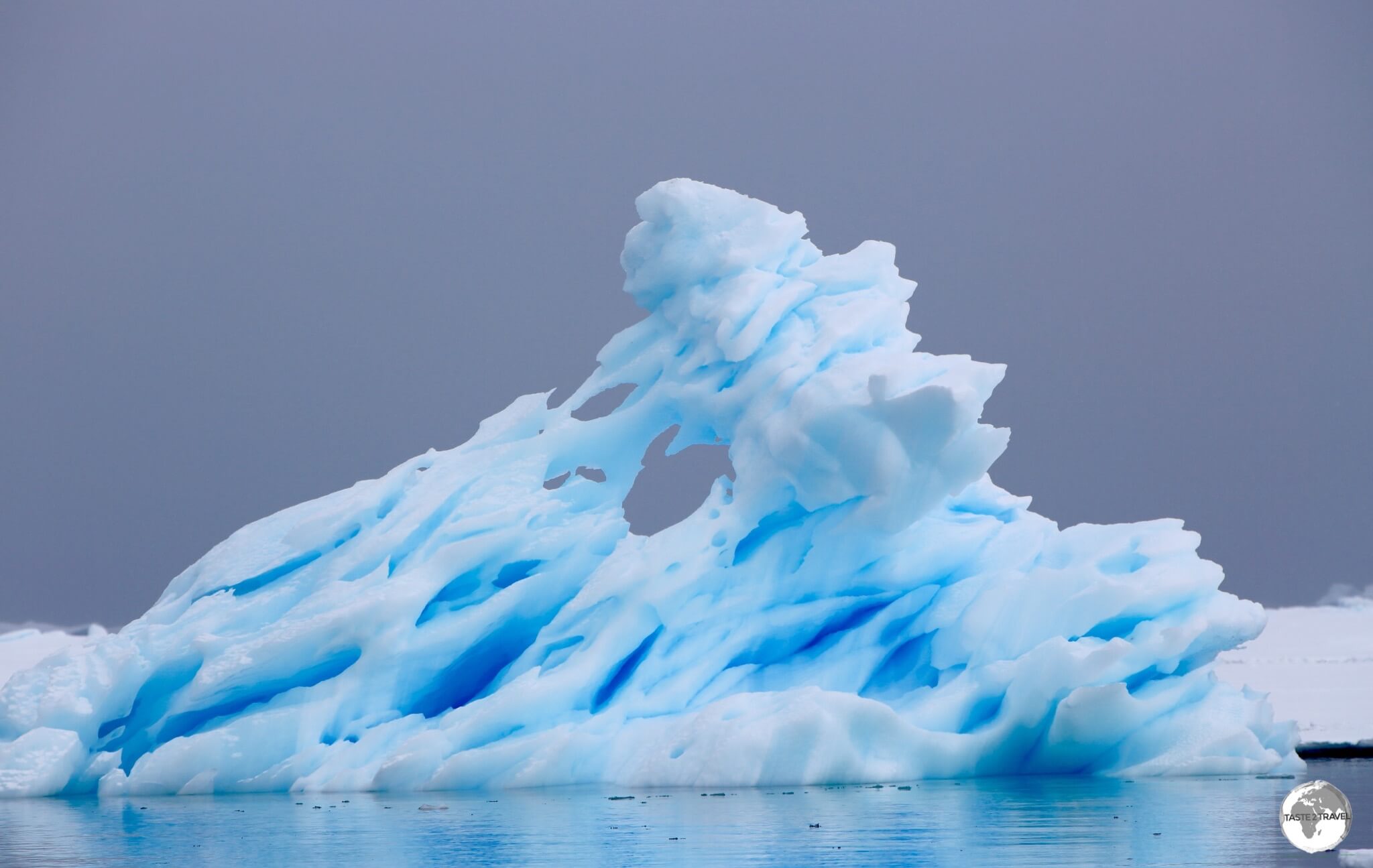 "Antarctica Blues" - an iceberg in Crystal Sound.