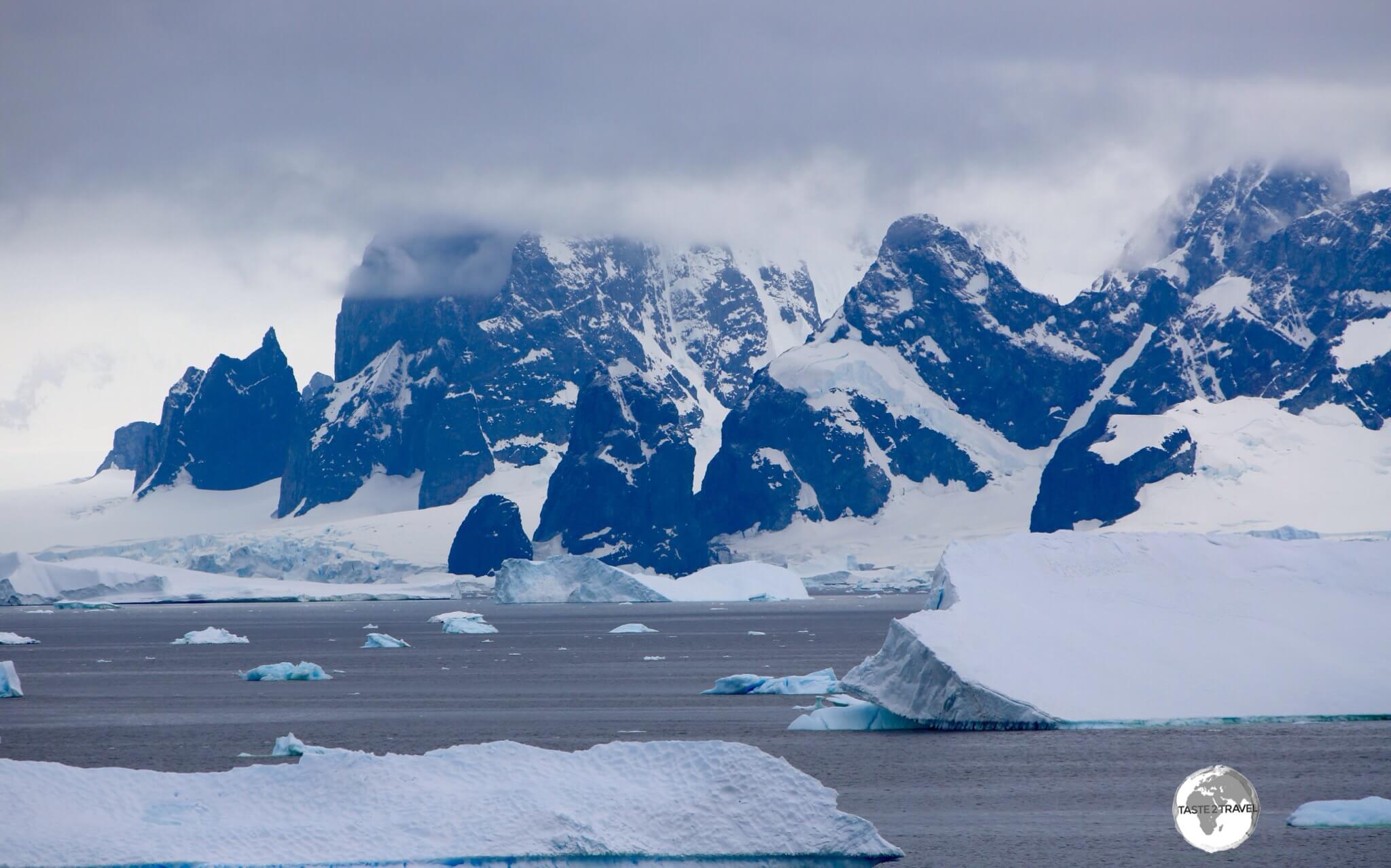 The breath-taking scenery of Crystal Sound as seen from Detaille Island.