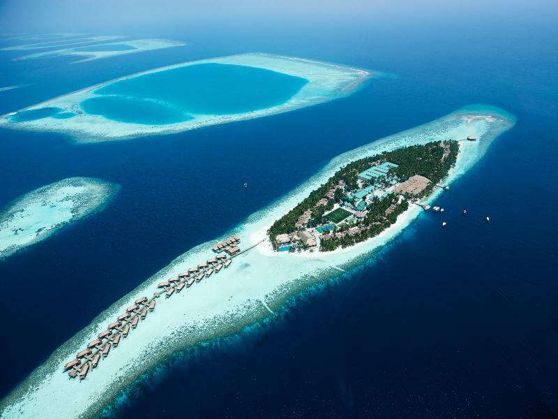 My home for four nights, the spectacular Vilamendhoo Island Resort and Spa.