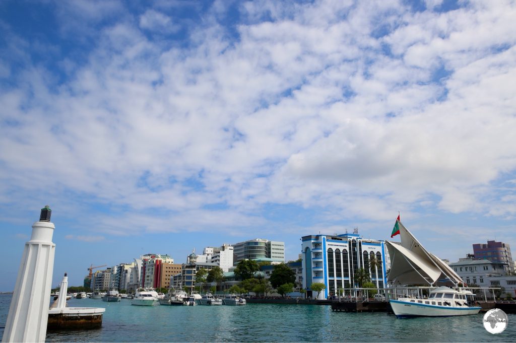 The market is located on the waterfront.