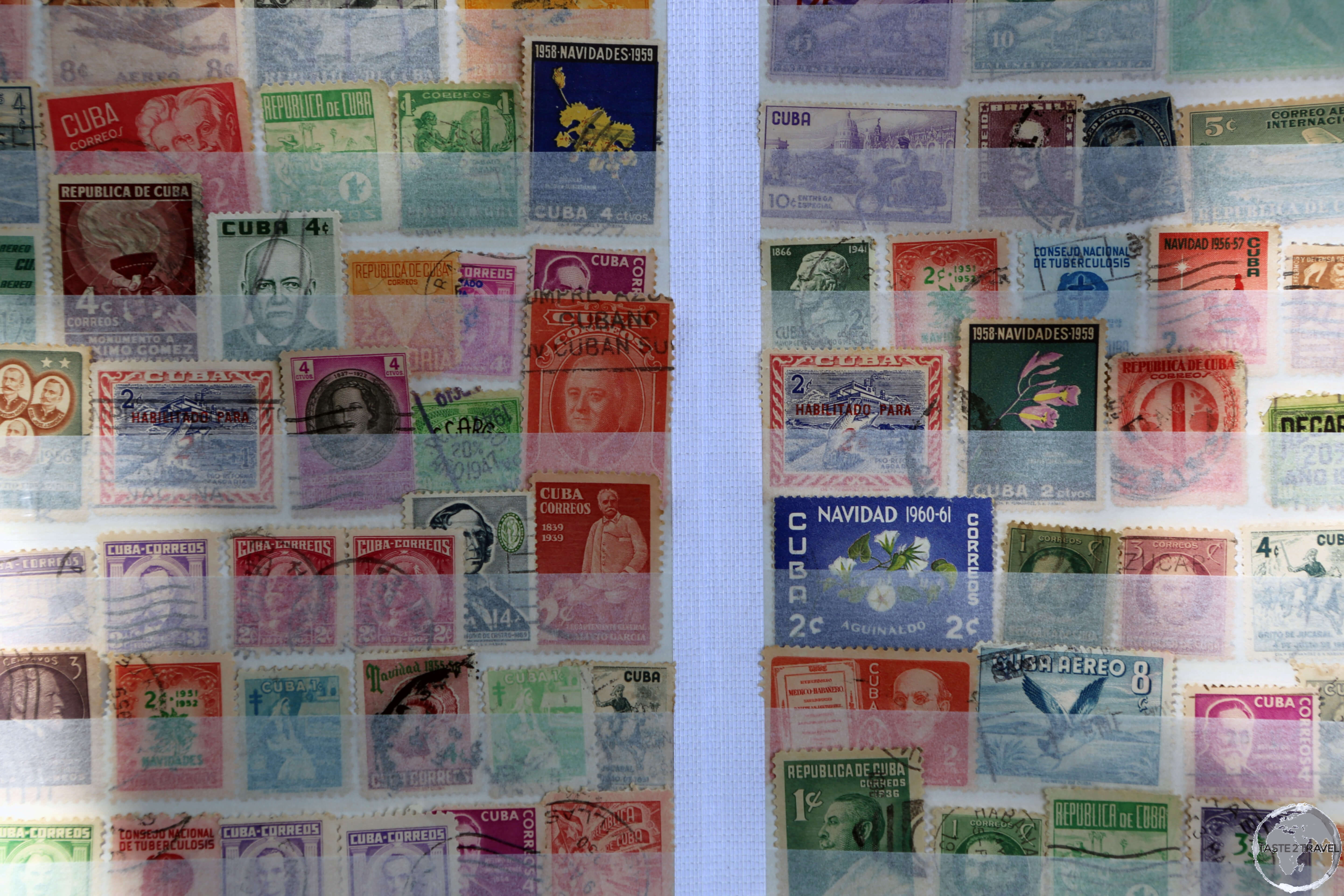 Souvenir sellers can be found peddling old Cuban stamps and Cuban currency on Plaza de Armas.