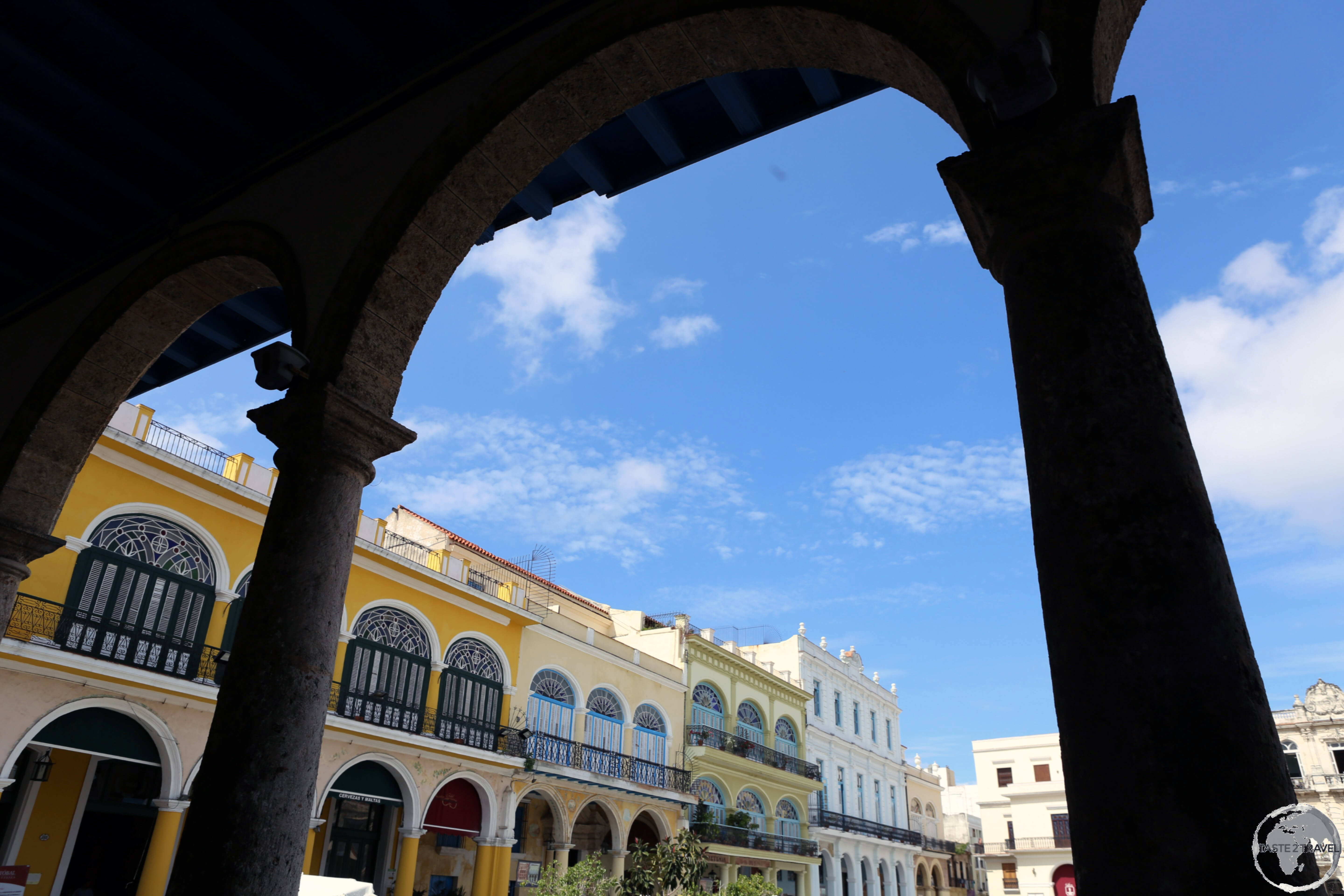 A view of <i>Plaza Vieja</i> in Havana old town, which is home to a lively craft beer bar and non-stop salsa music.