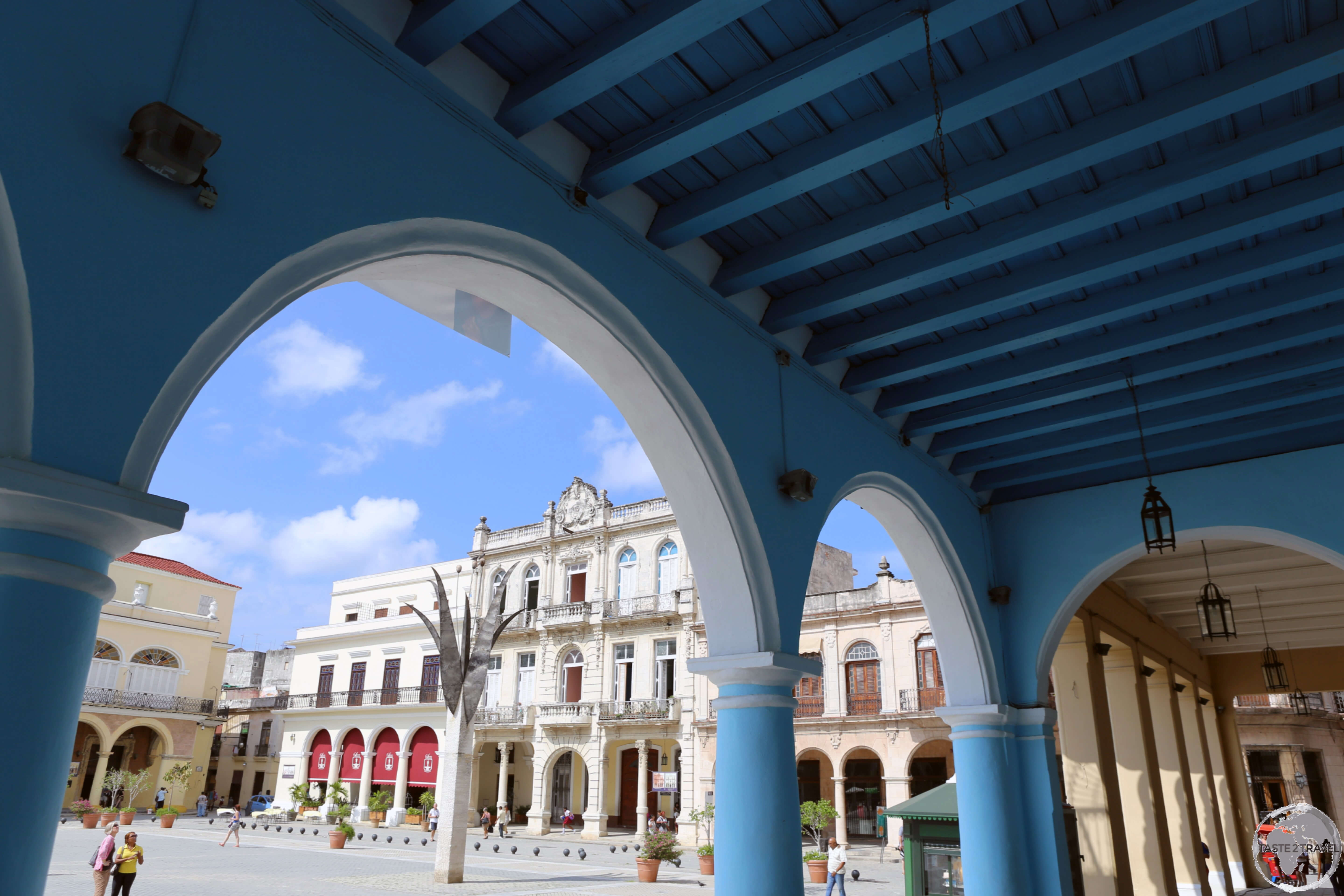 A treasure trove of Spanish-era colonial architecture, <i>Plaza Vieja</i>, in Havana old town, dates from 1559.