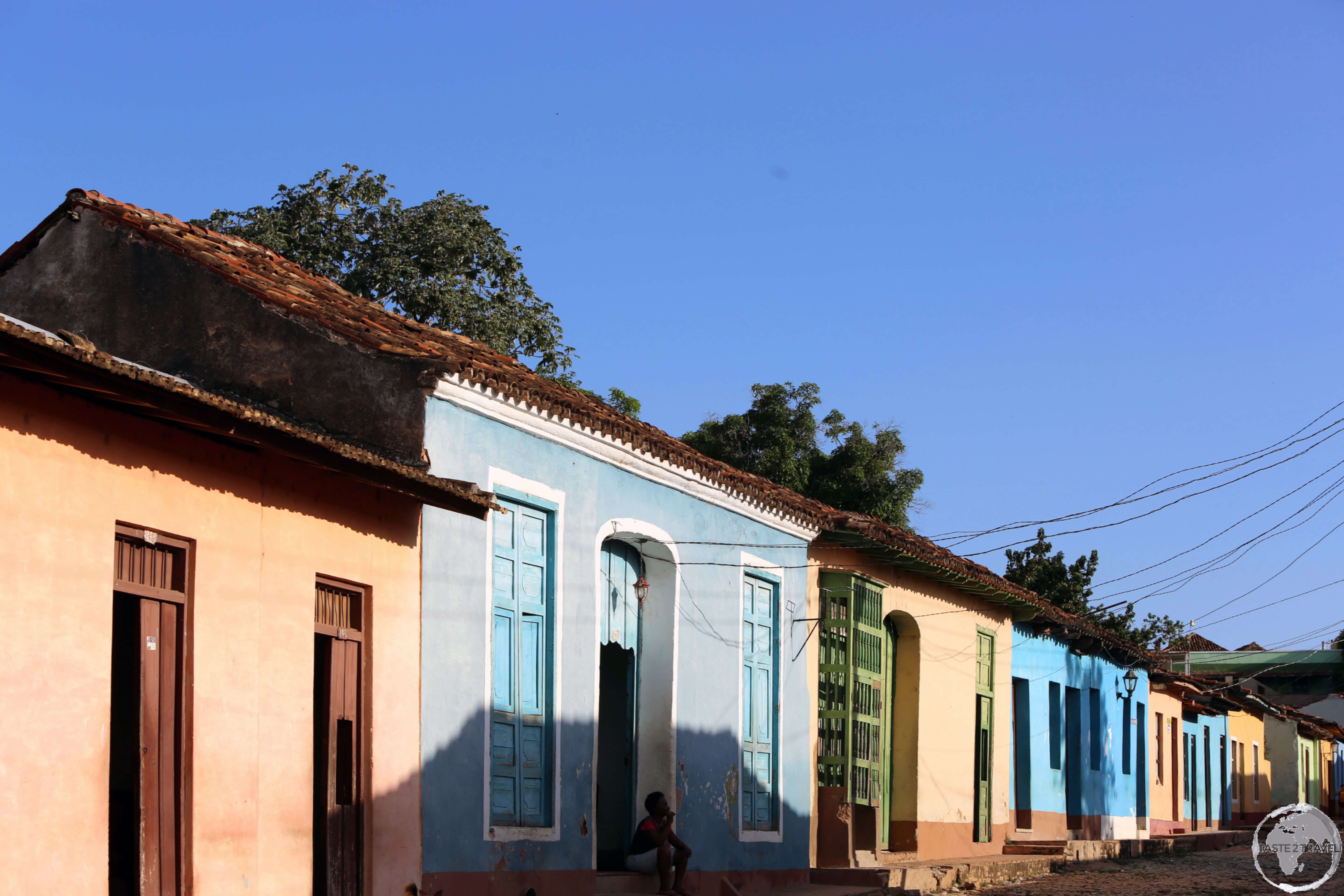 The colourful houses of the delightful old town of Trinidad. 