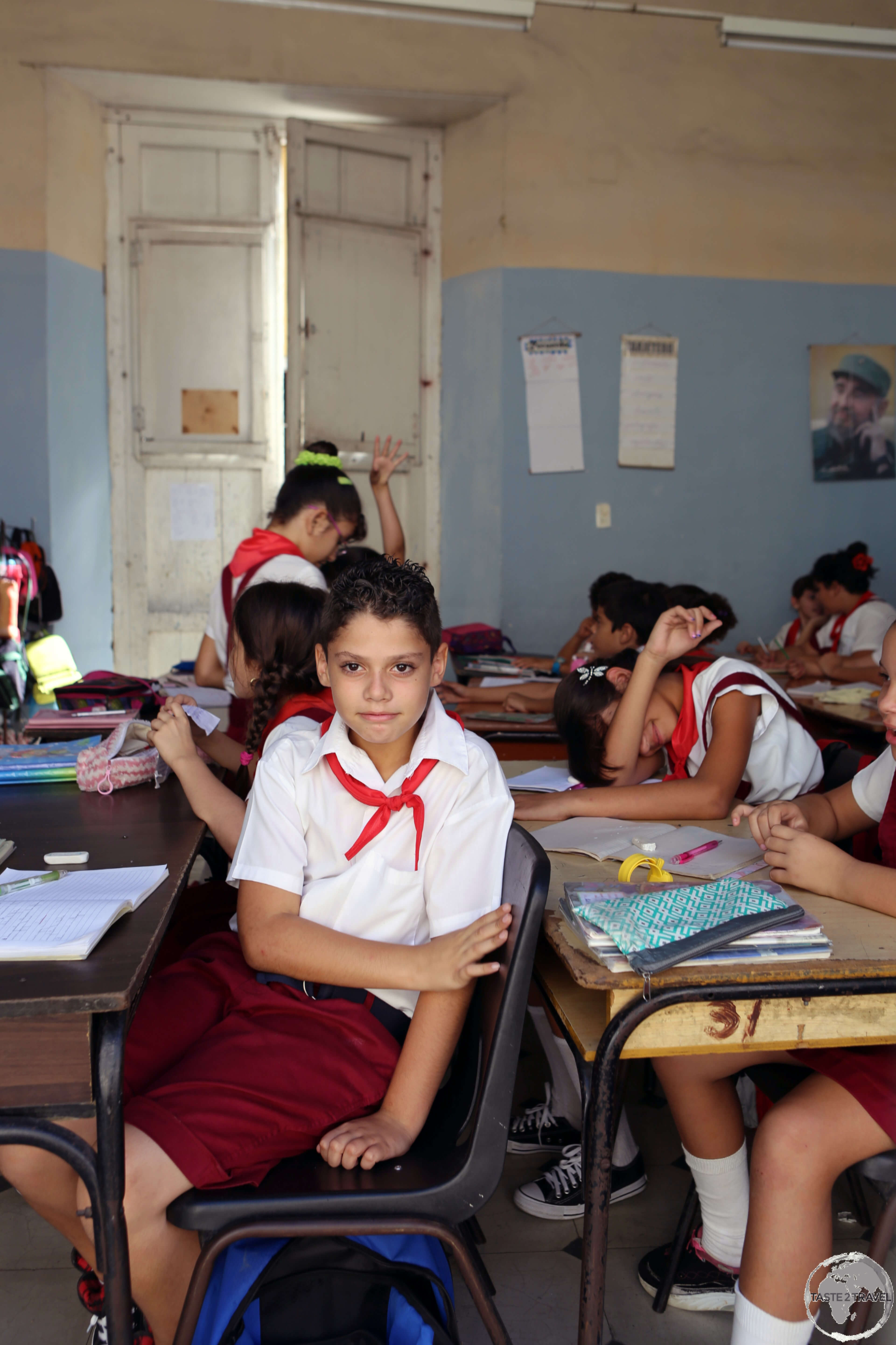 School children in Sancti Spíritus.