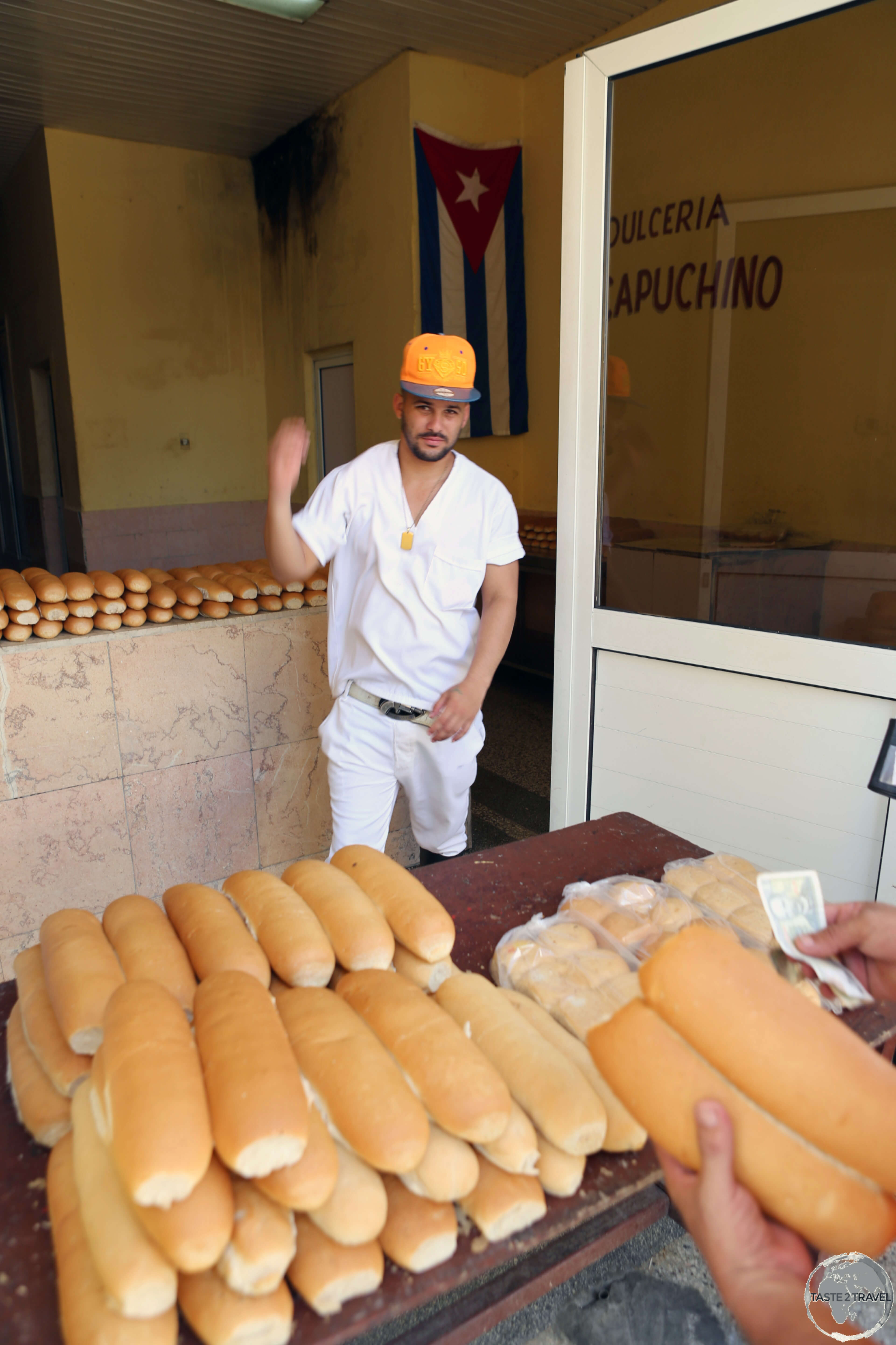 A bakery in Sancti Spíritus old town. 