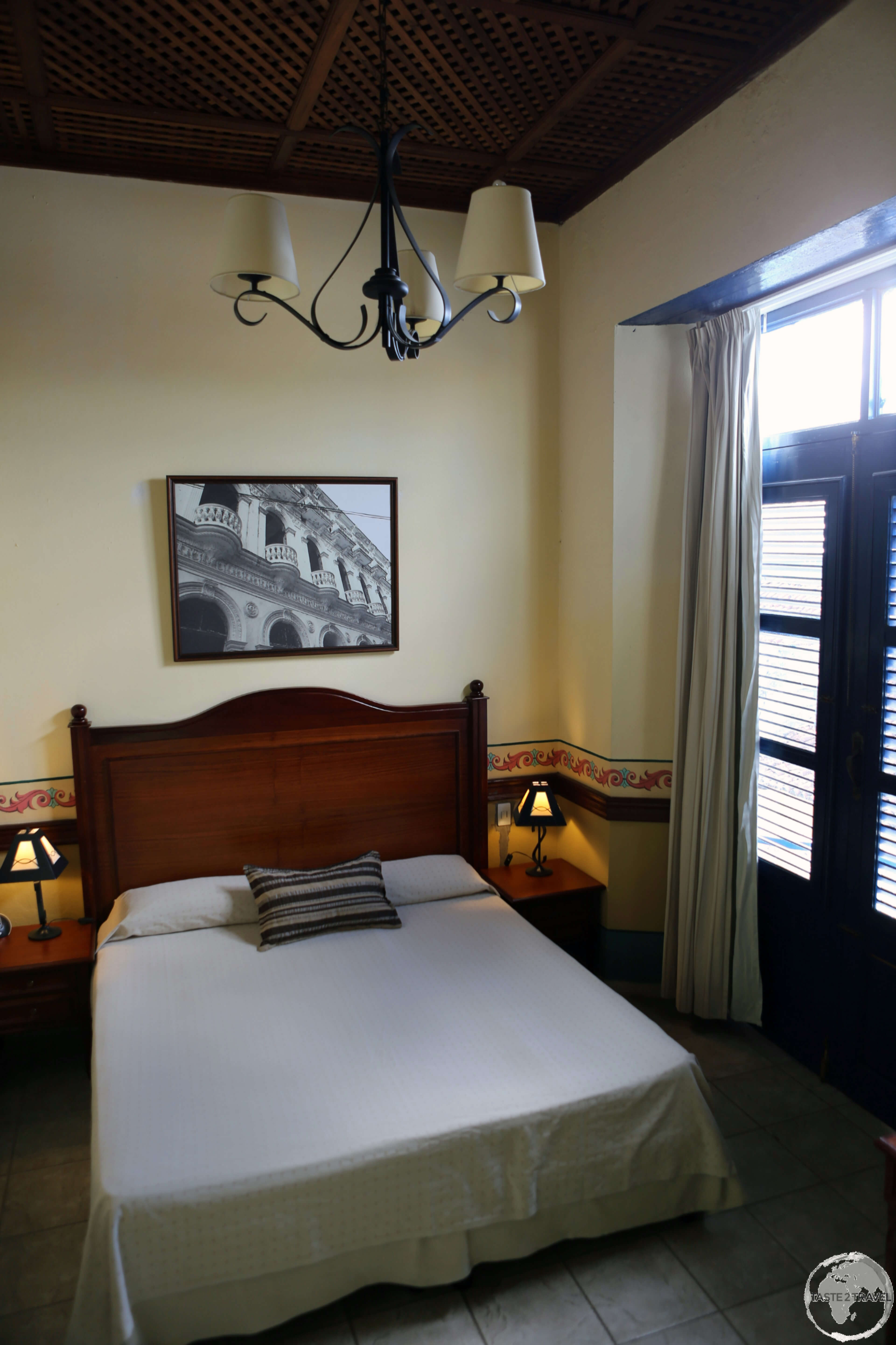 Feeling like Hemmingway in my room at the wonderful Hotel del Rijo in Sancti Spiritus.