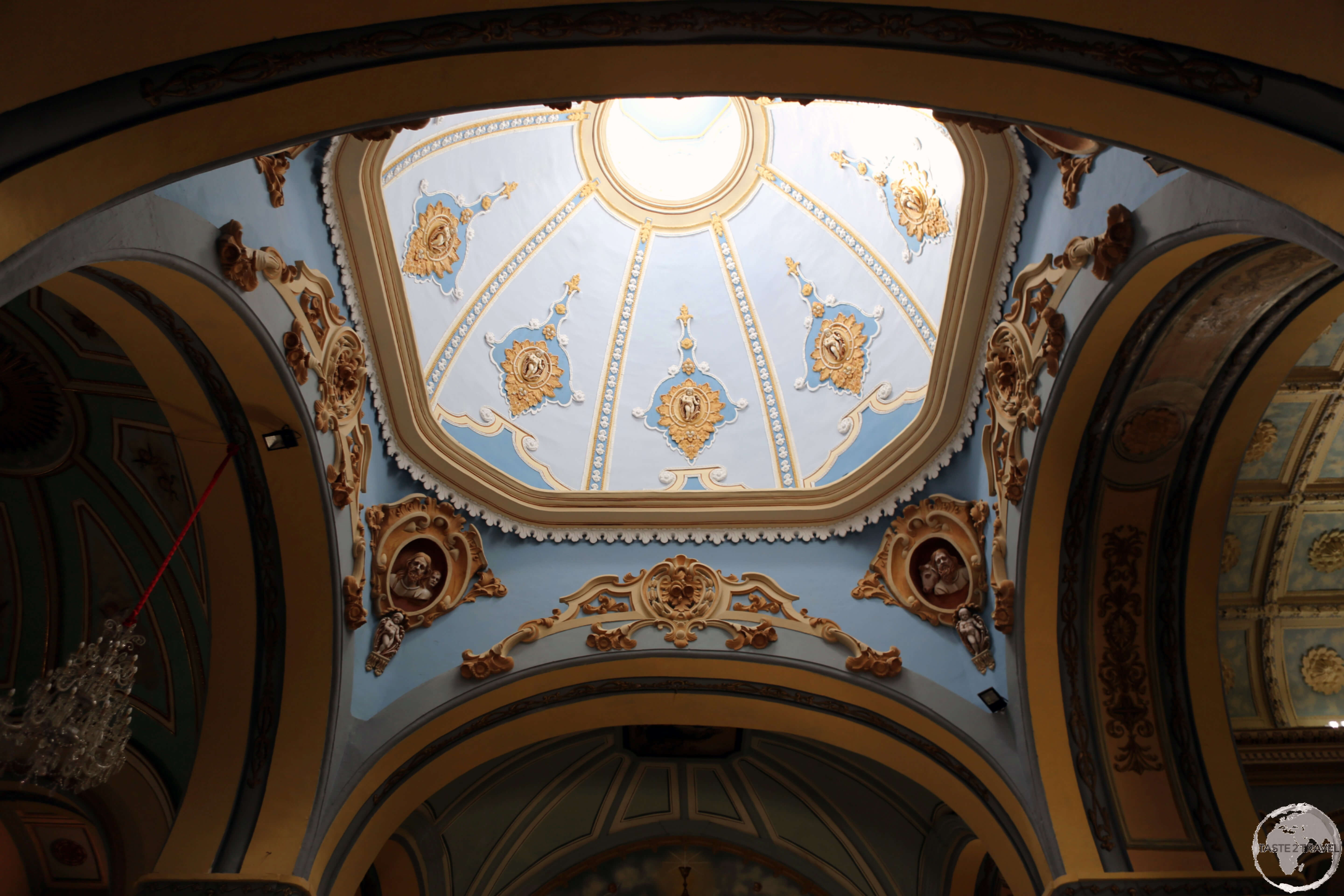 The Interior of the Municipal Culture House in Santiago de Cuba.