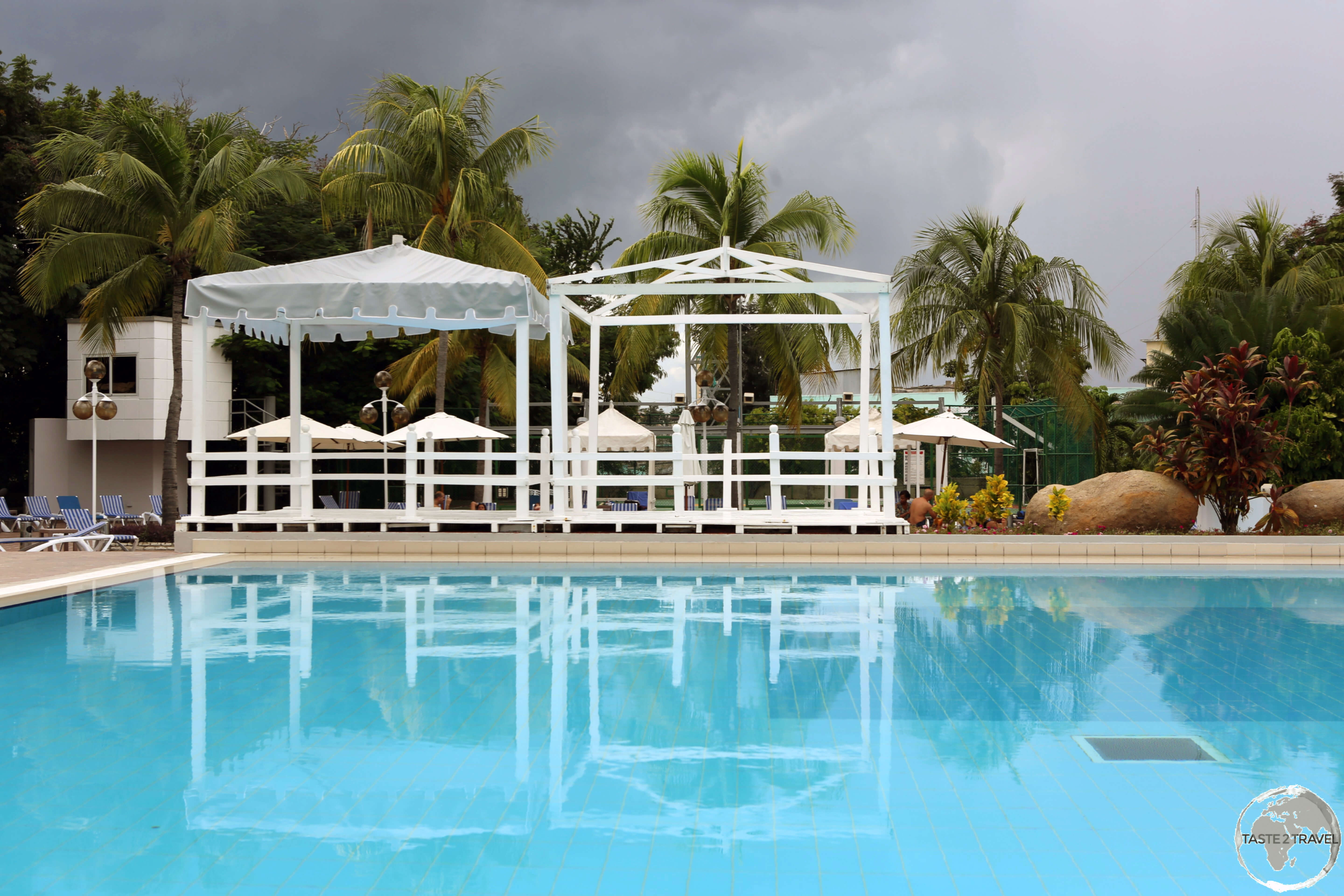 The swimming pool at the <i>Meliá Santiago de Cuba</i>.