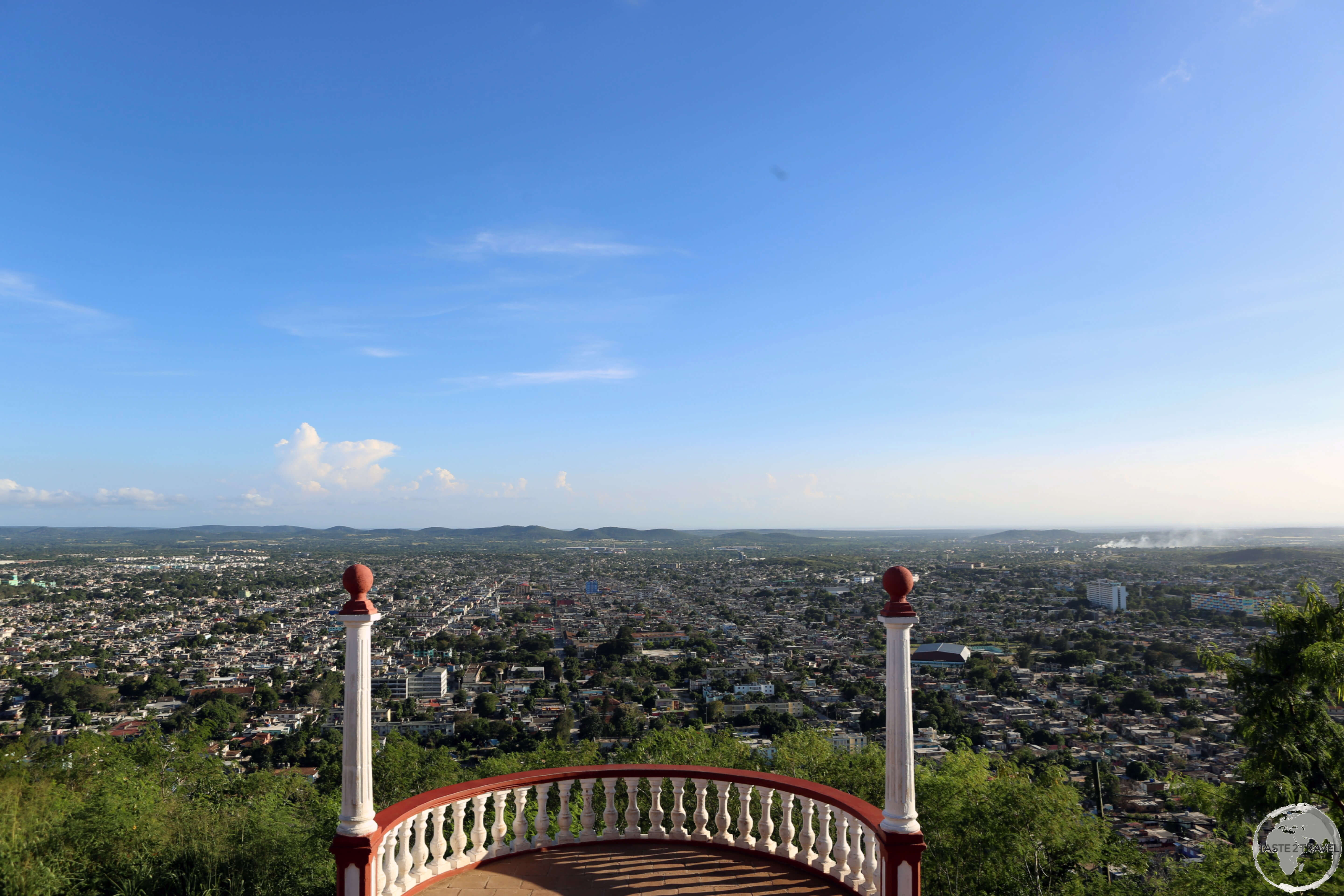 A panoramic view of Holguin from the summit of Loma de la Cruz (Hill of the Cross).