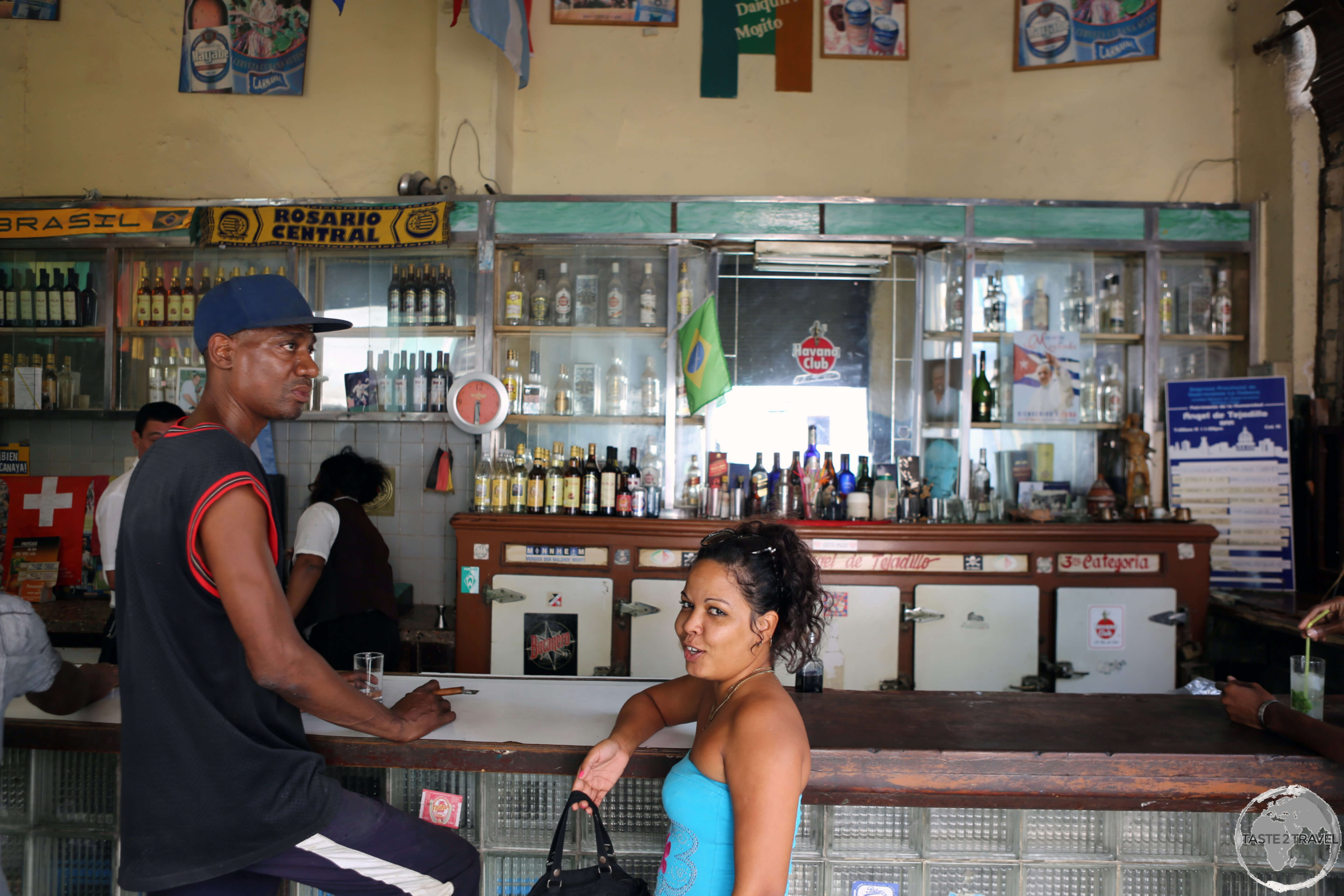 A typical bar in Havana old town.