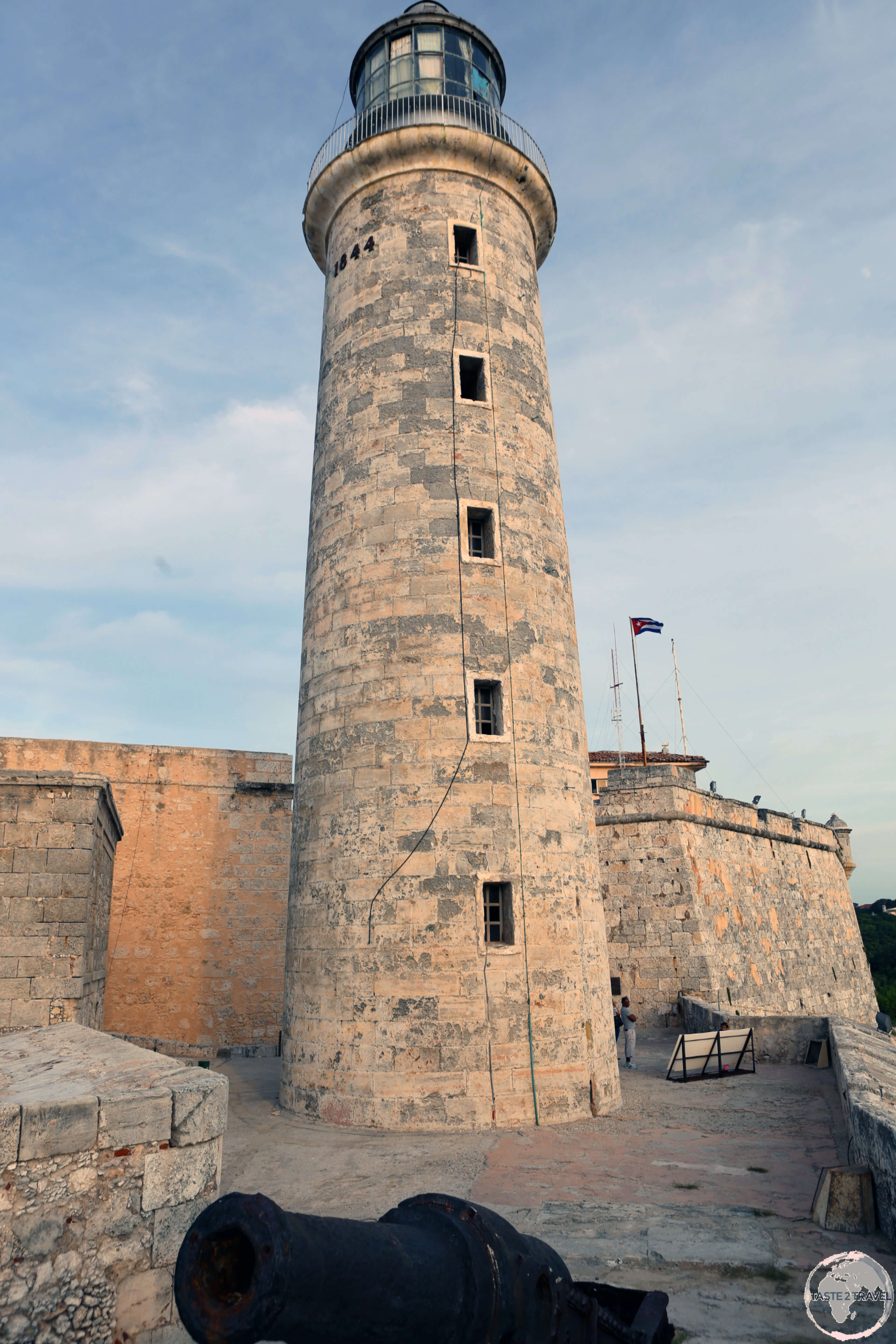 This lighthouse which stands at the entrance to Havana harbour is part of the Castle Morro complex.