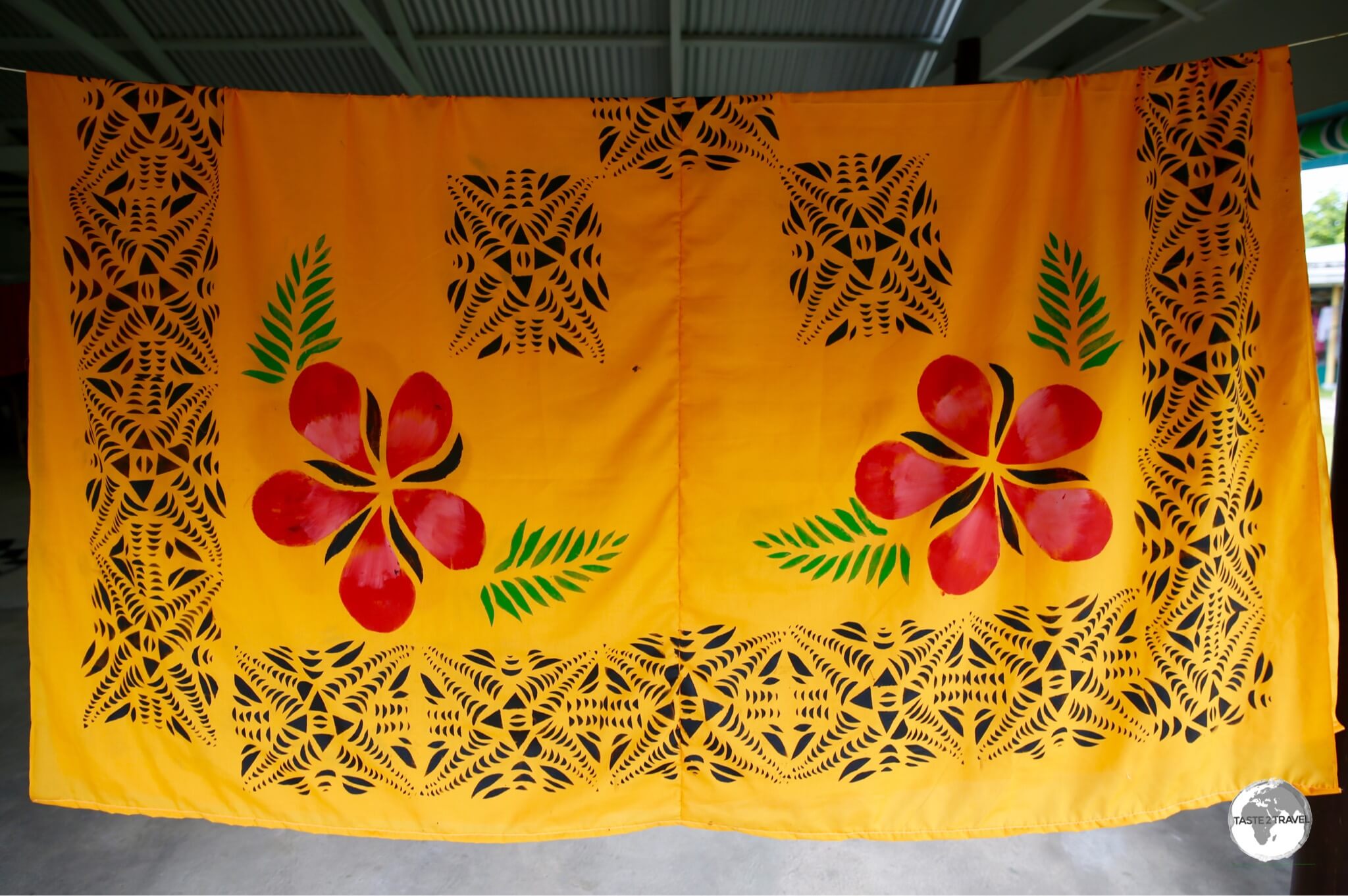 Hand-printed linen at the Kaica Tapulaa co-operative.