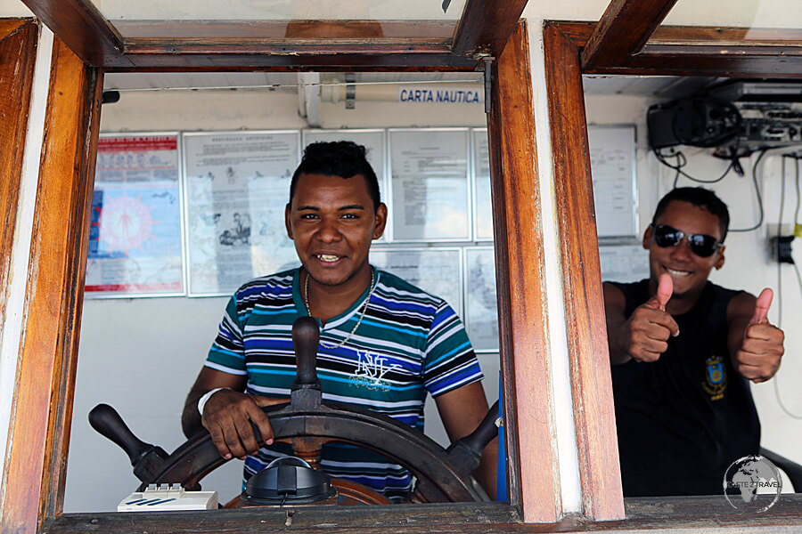 The captain of my slow boat from Manaus to Santarém. 