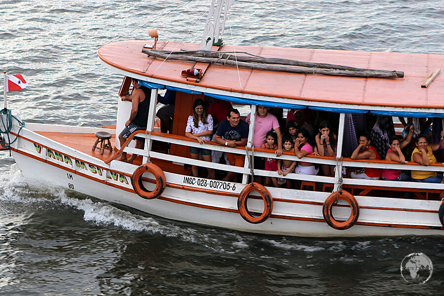 A passenger ferry near Belém.