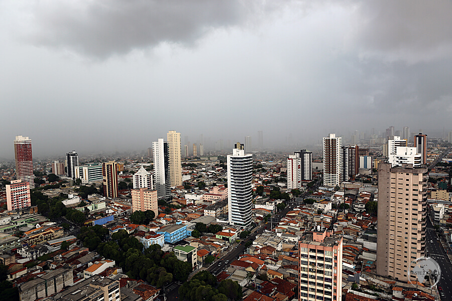 Located one degree south of the Equator, Belém is one of the wettest places on the planet with almost daily storms.