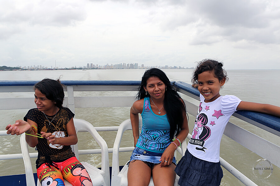 On-board the M/V Sao Francisco de Paula leaving Belém for Macapá, a journey of 24 hours. 