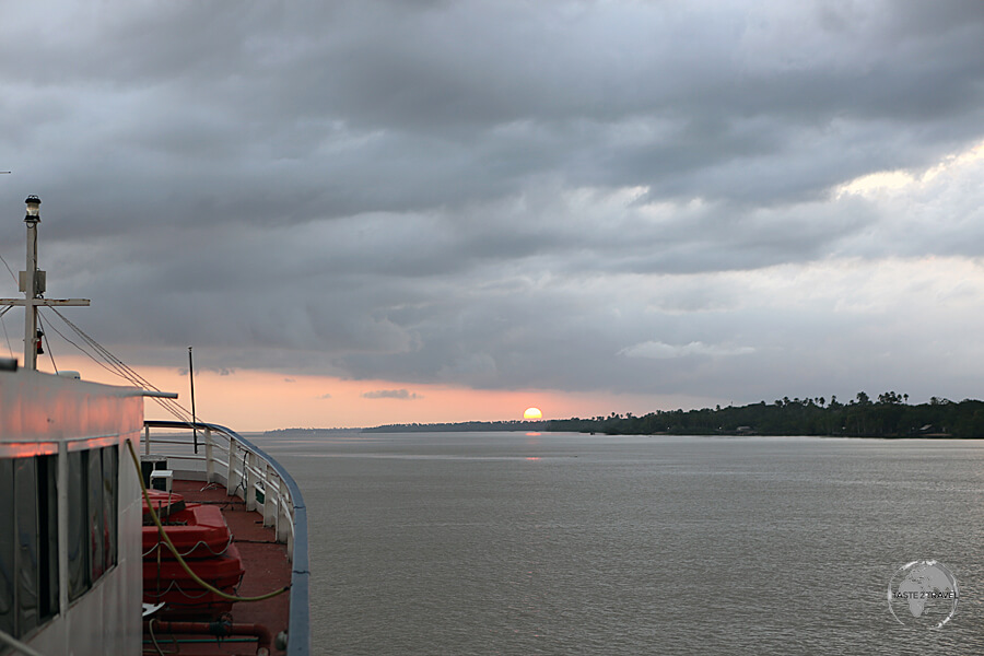 I spent a total of 7 days cruising along the Amazon with each day ending with an amazing sunset.