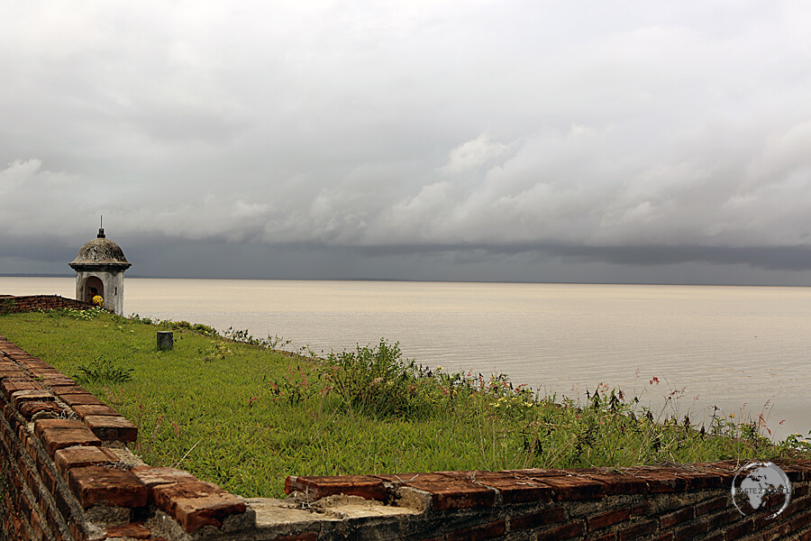 View of the Amazon River from Fortaleza de São José de Macapá.