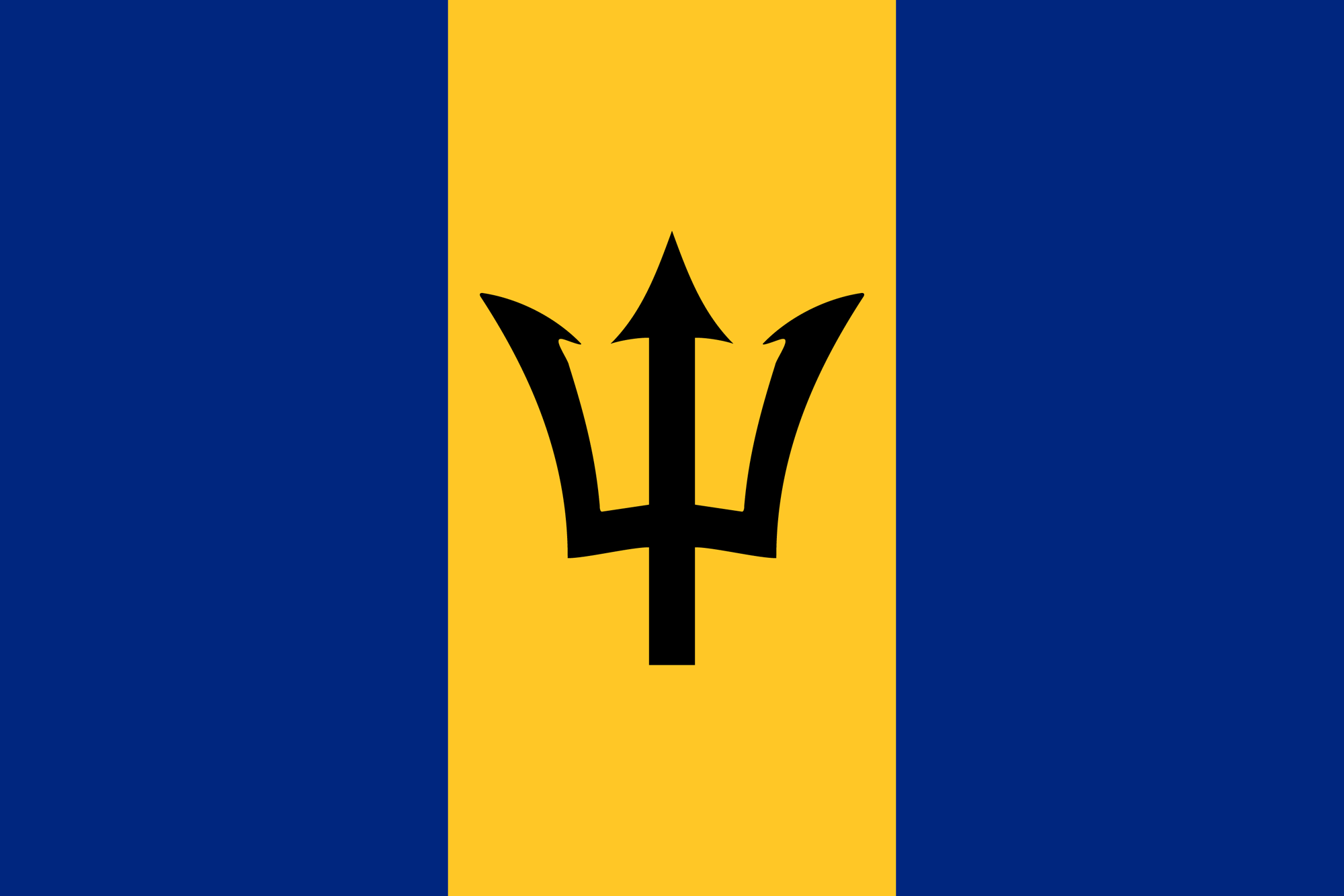 Barbados Flag