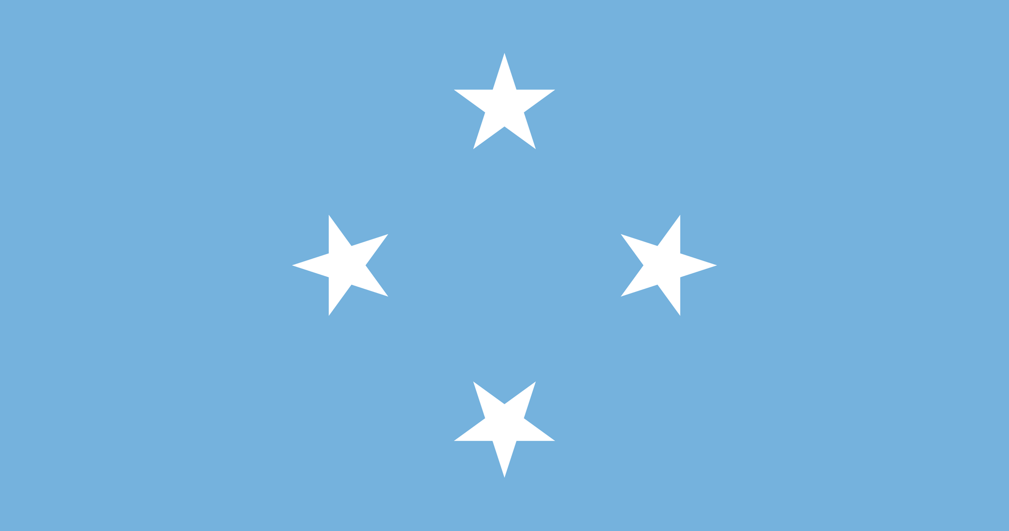 The flag of Micronesia.