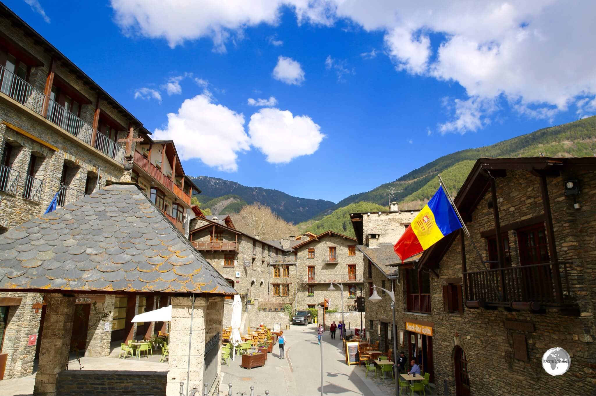 The picturesque village of Ordino, Andorra.