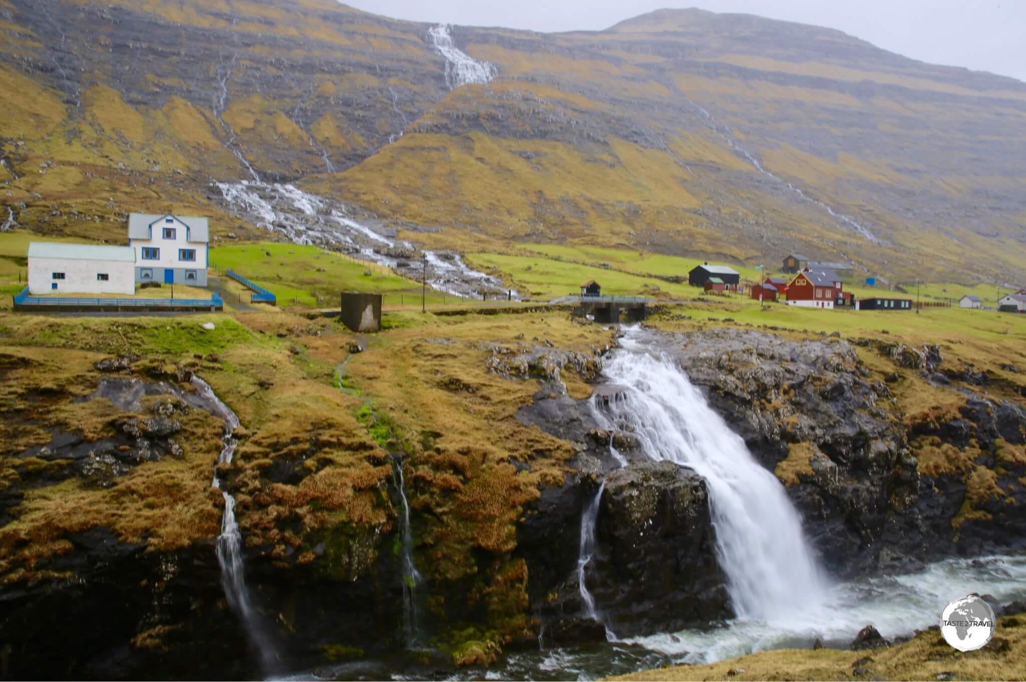 On the road to the remote village of Saksun.