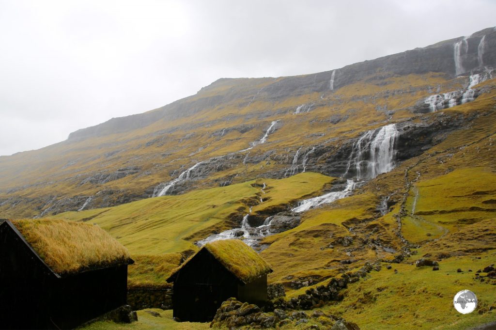 Farm houses at Saksun.