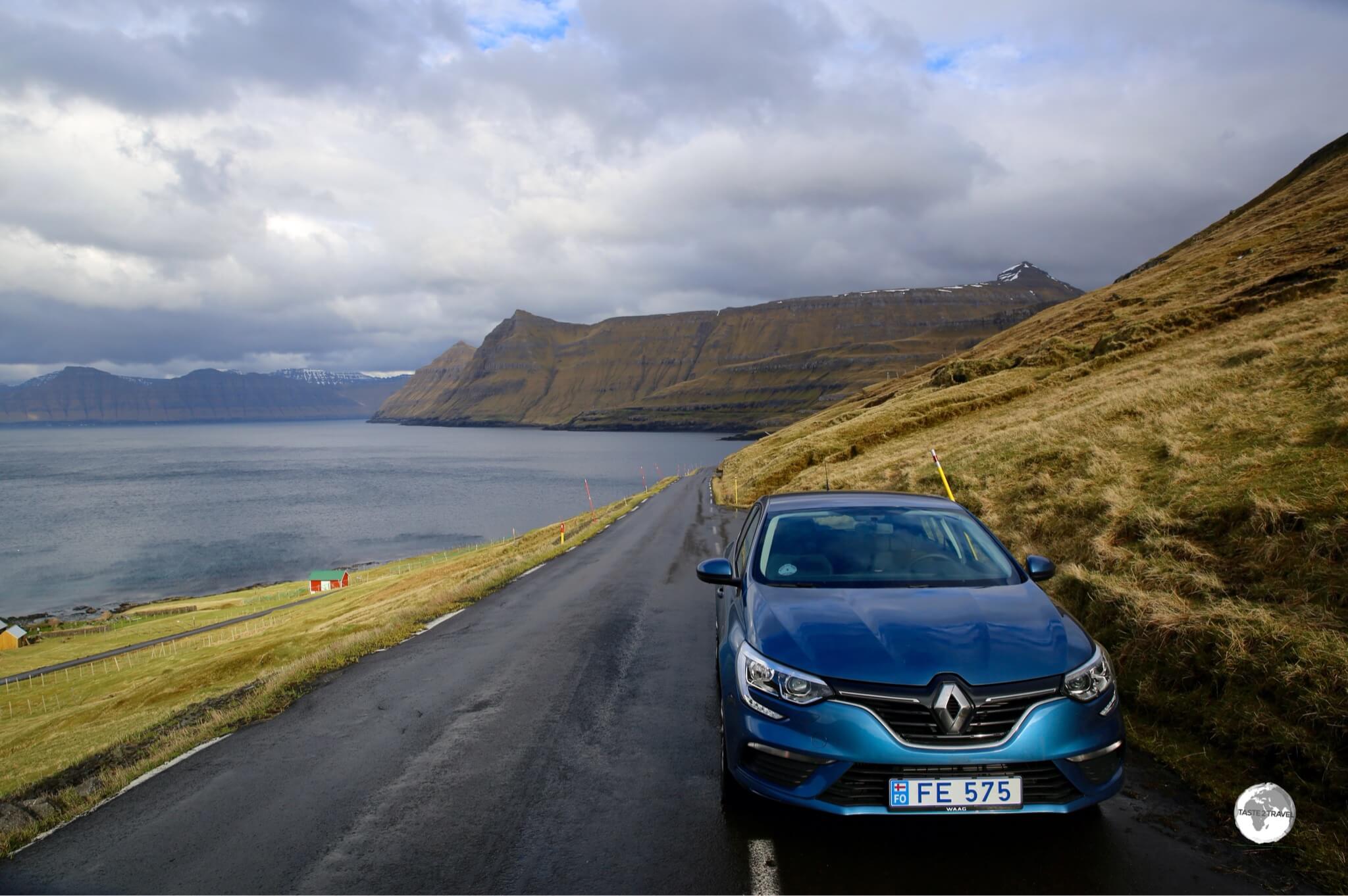 My rental car, which allowed me to maximise my time on the Faroe Islands. 