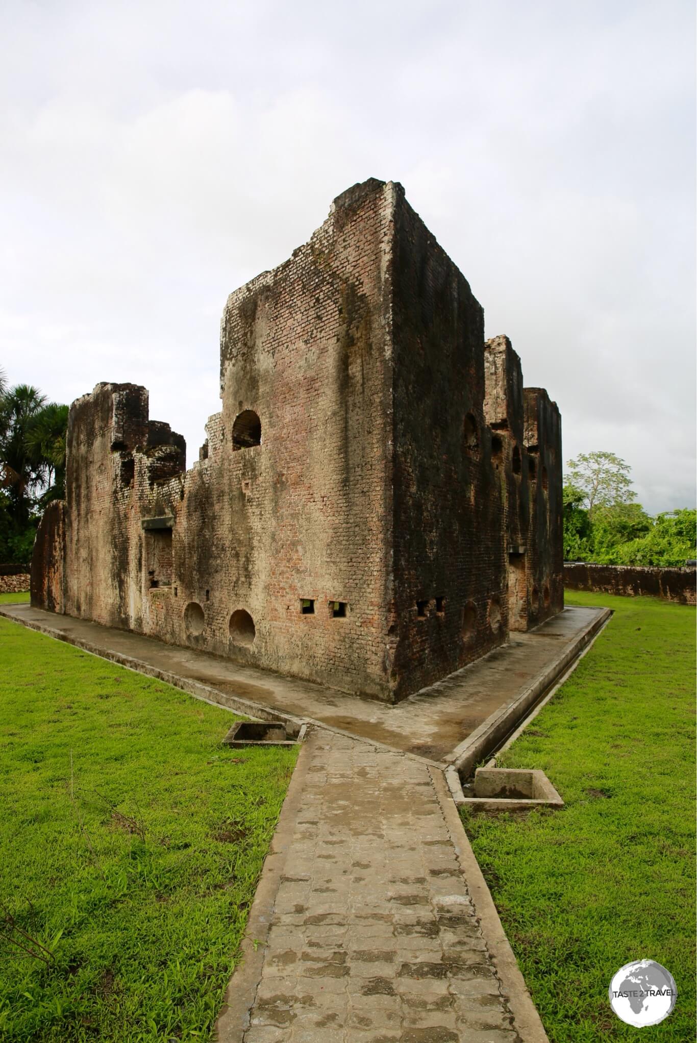 One of the oldest structures in Guyana, the Dutch-built Fort Zeelandia was constructed in 1743 on Fort Island.