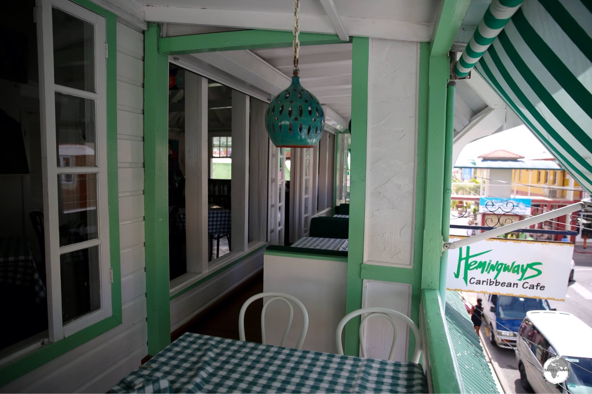 Hemingway's Cafe, St. Johns, Antigua.